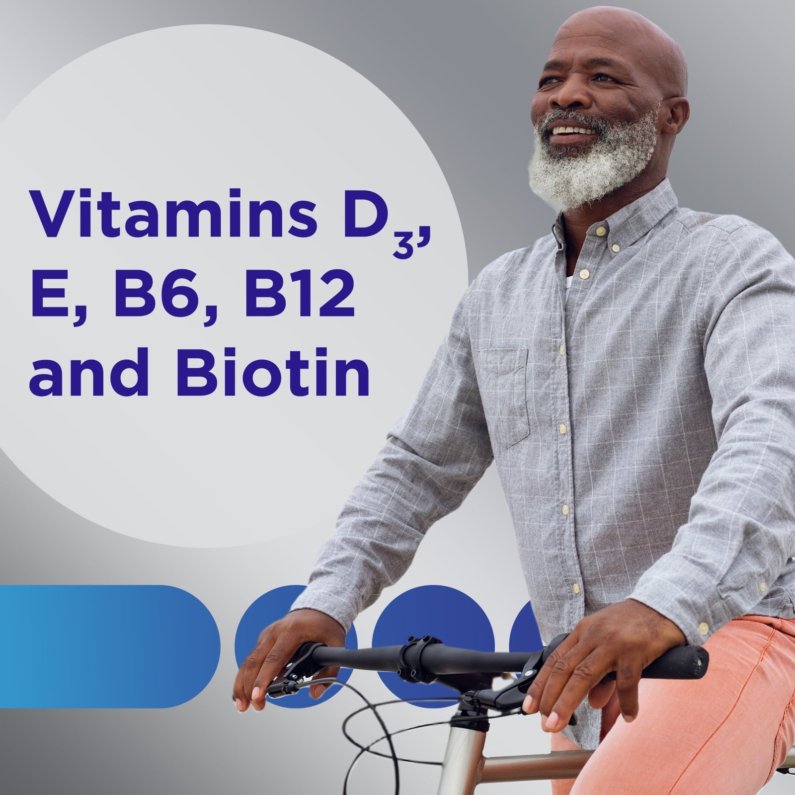 Multivitamin Gummies for Men 50 Plus with Vitamins A B C D E Assorted Fruit