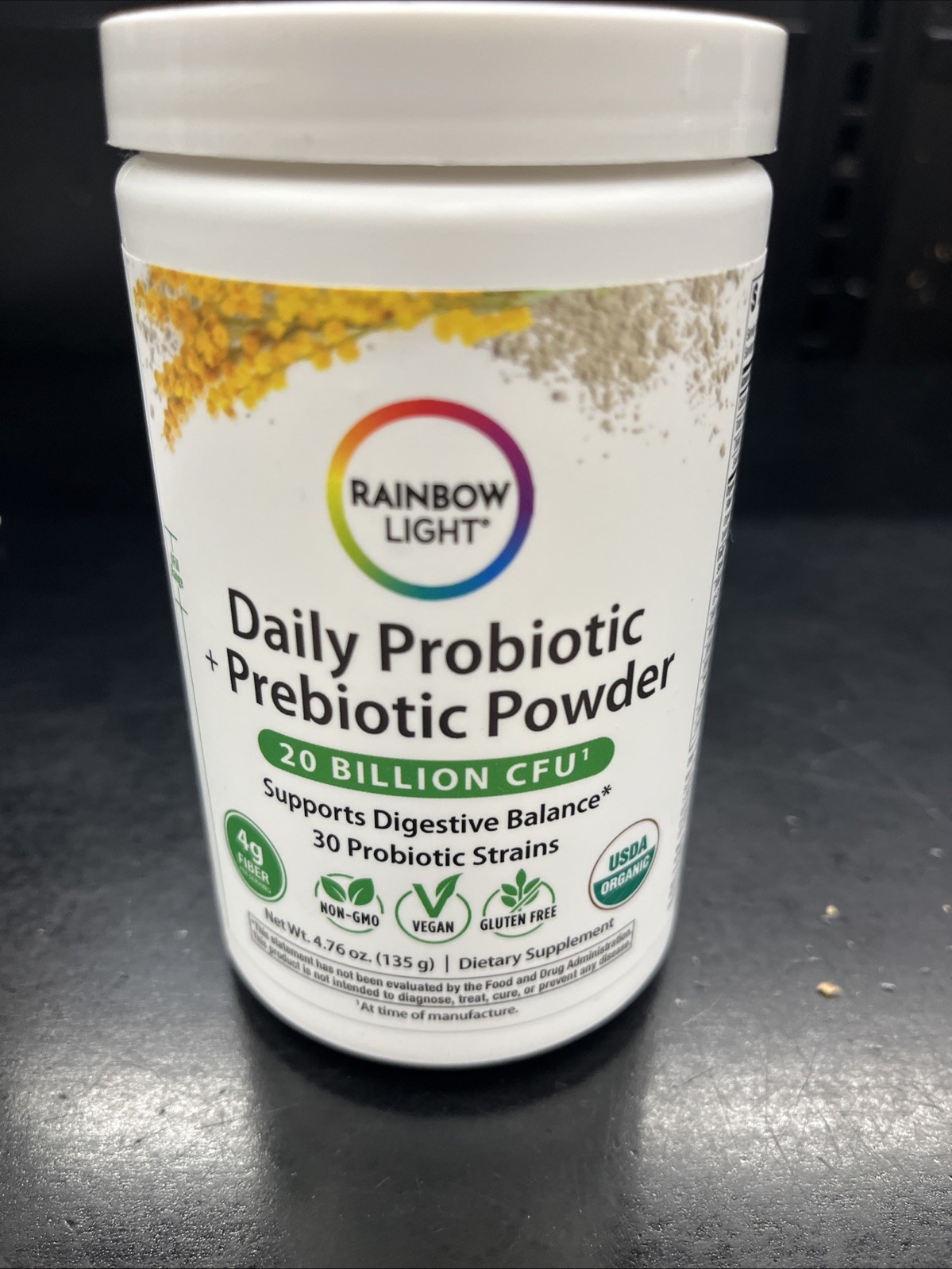 Rainbow Light Daily Probiotic + Prebiotic Powder 4.76 oz Powder