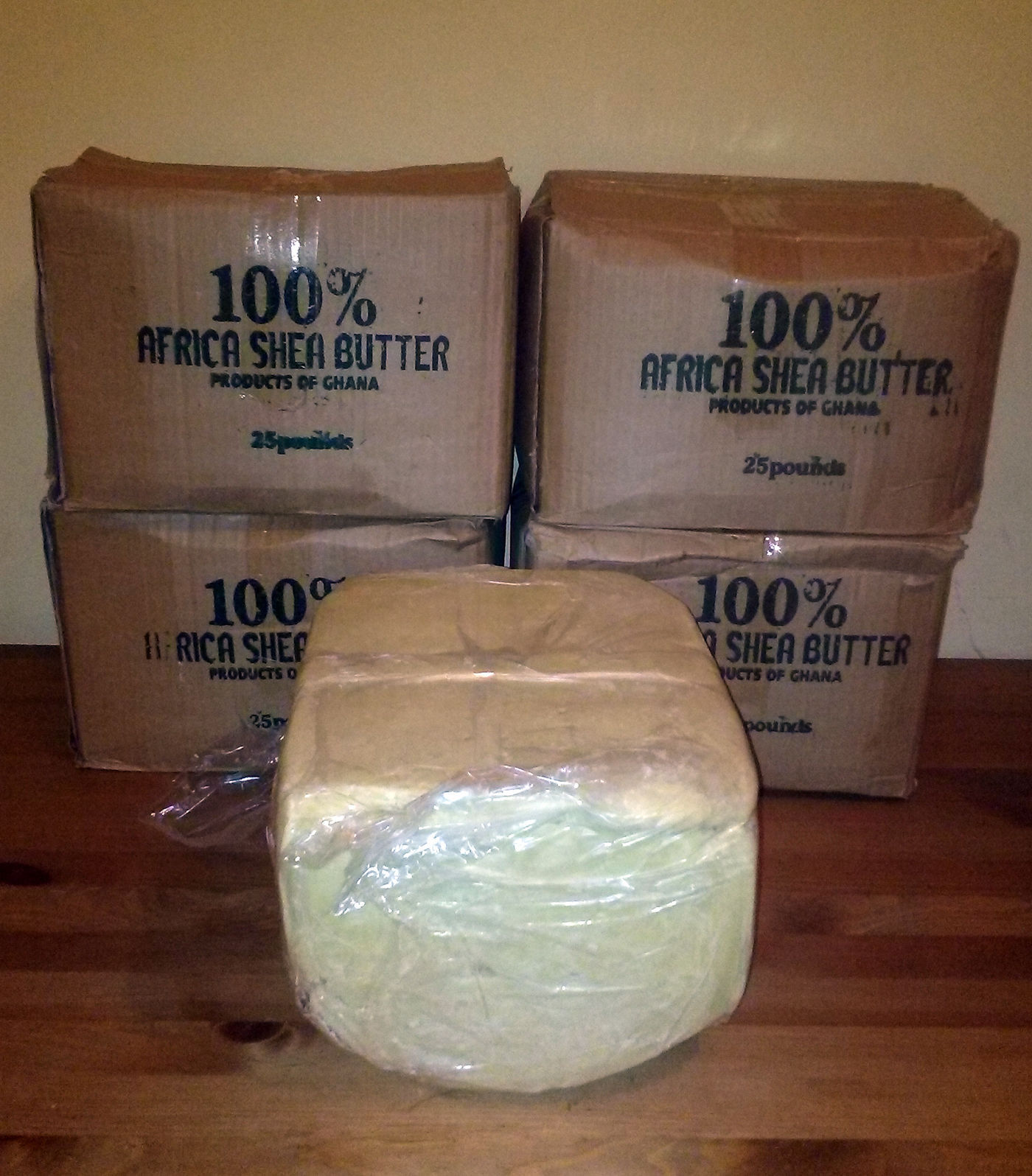 5 LBS Raw SHEA BUTTER Unrefined Organic White Ivory Pure Premium Quality