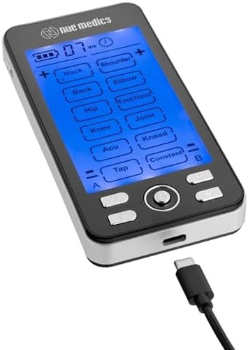 TENS Unit Muscle Stimulator for Pain Relief Muscle Therapy Rechargeable EMS D…