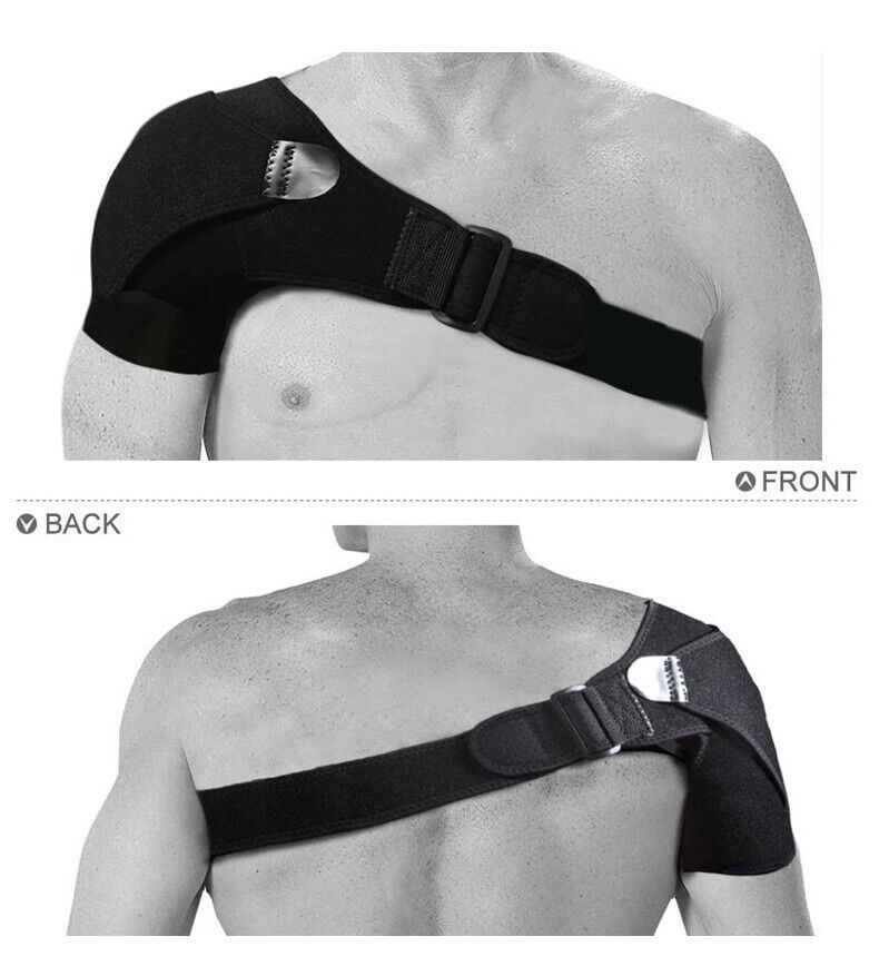 Shoulder Brace Rotator Cuff Support Relief Pain Adjustable Left & Right Belt US