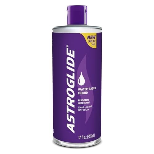 Astroglide Water Based Lube (12 Fl Oz), Liquid Personal Lubricant, Long-Lasting