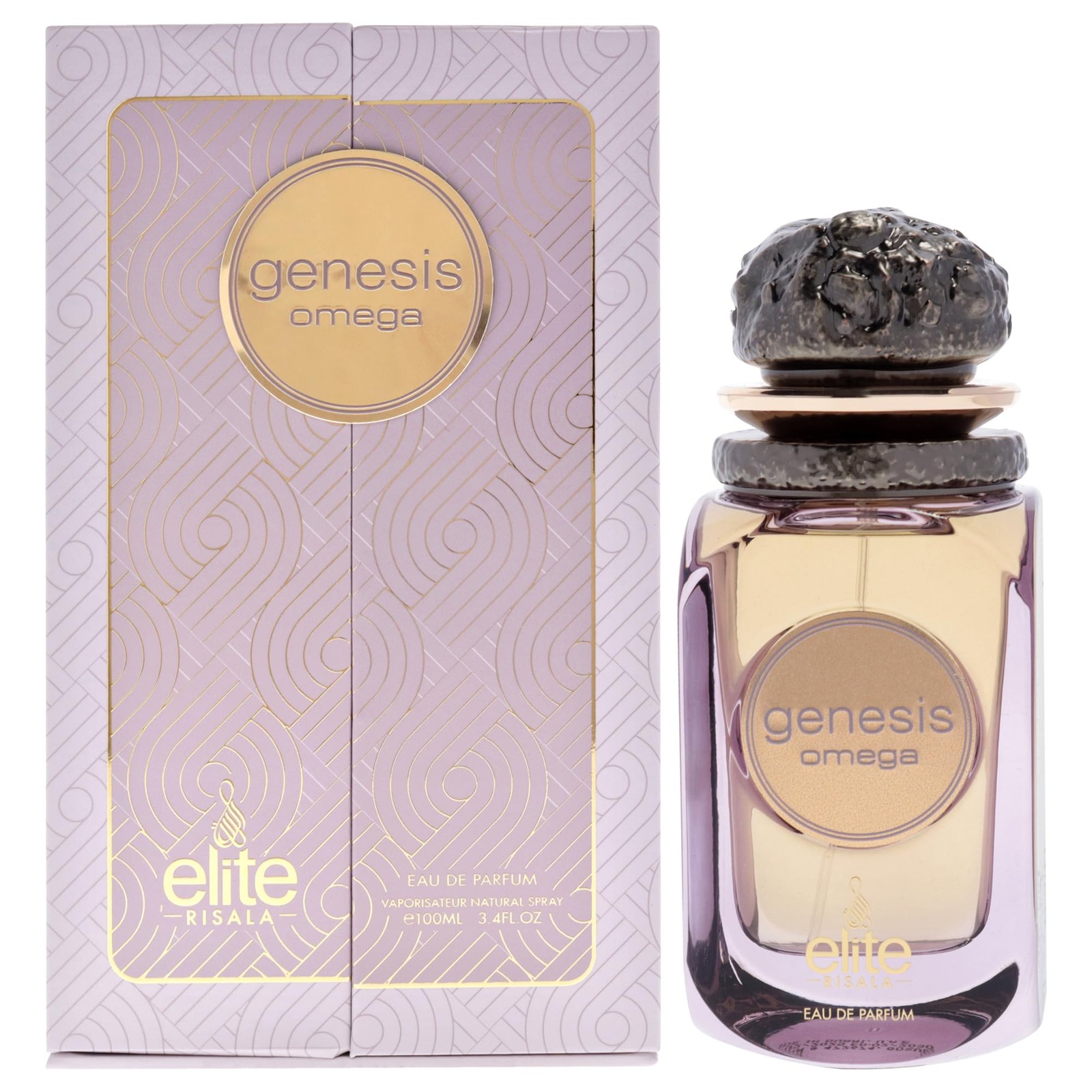 Risala Elite Genesis Omega EDP for Men, Woody Aromatic Aquatic 3.4 oz Spray