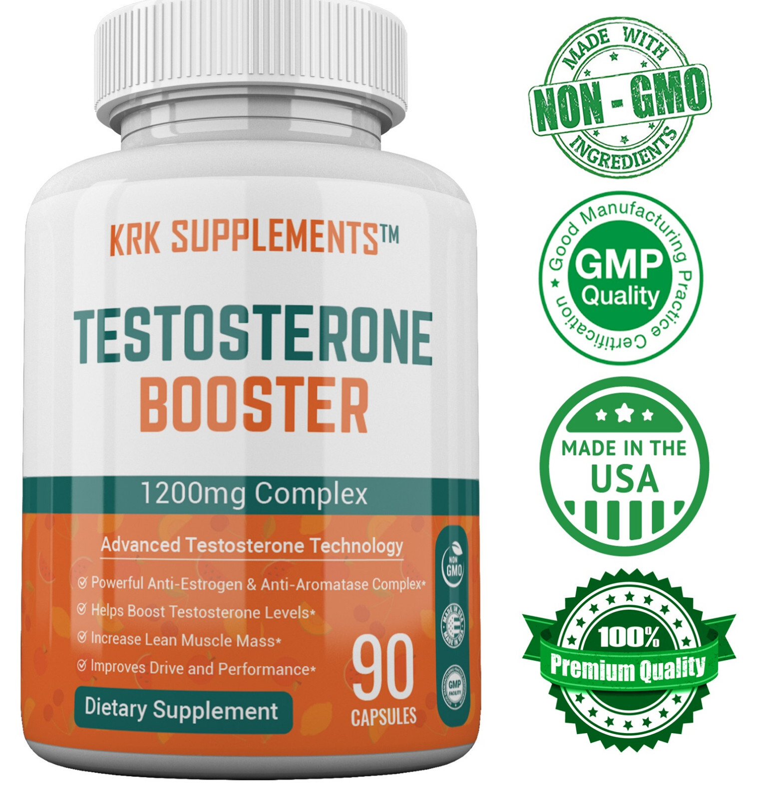 1 Testosterone Booster Tribulus Terrestris Chrysin Low Test Boost Natural