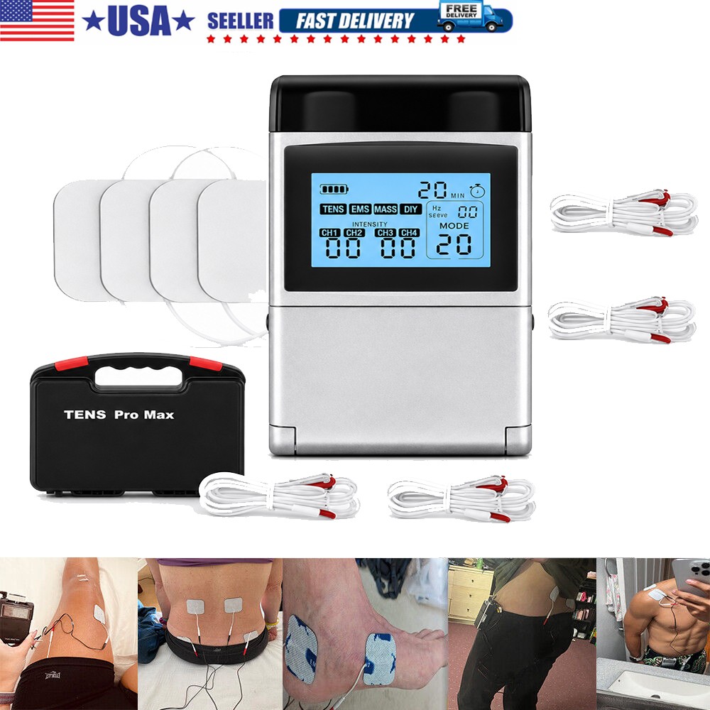 Electrical Stimulation Tens Unit 7000 Machine Muscle Massage Therapy Pain Relief