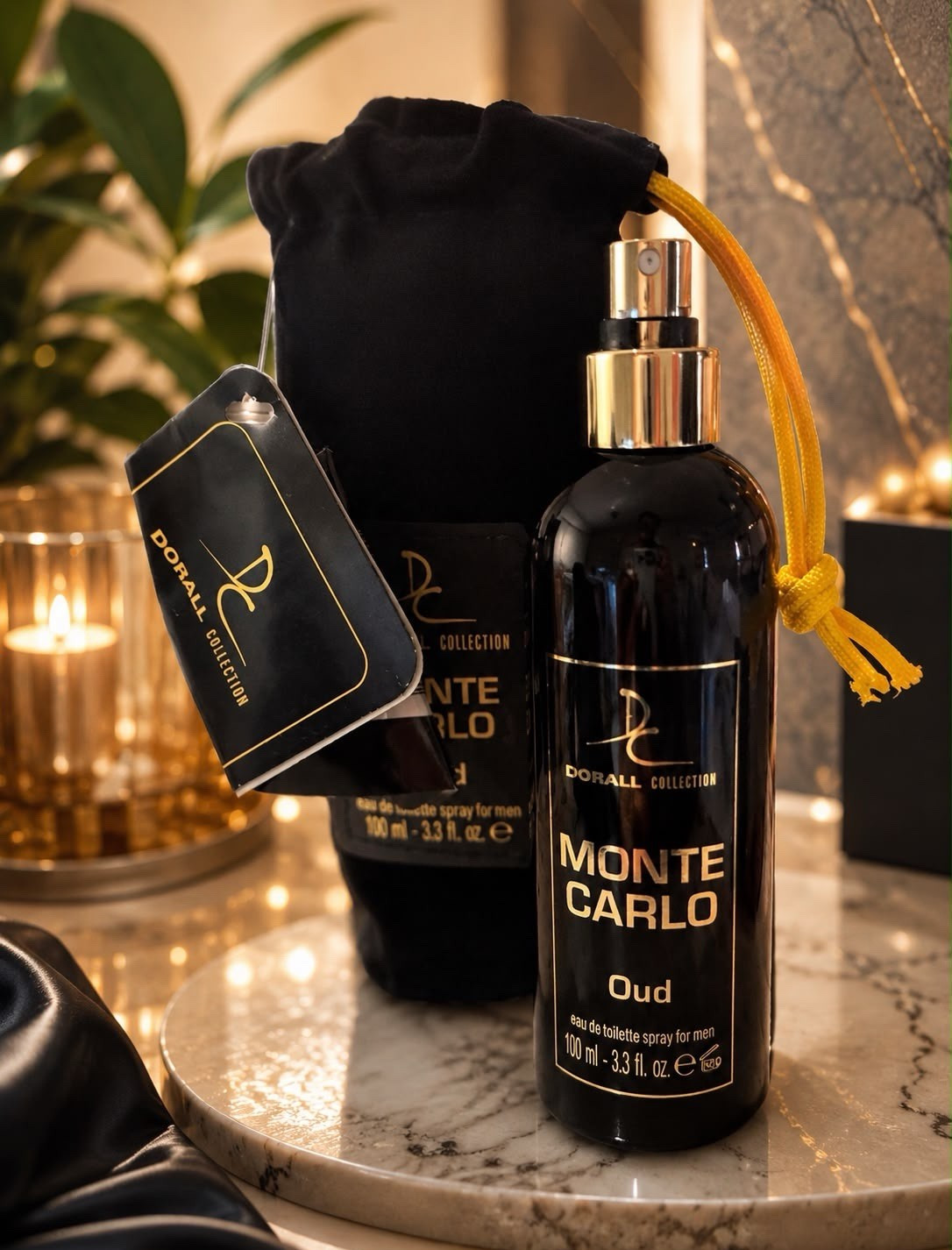 Dorall Collection Monte Carlo Oud Eau de Toilette Spray, Oud Scent 3.3 fl oz