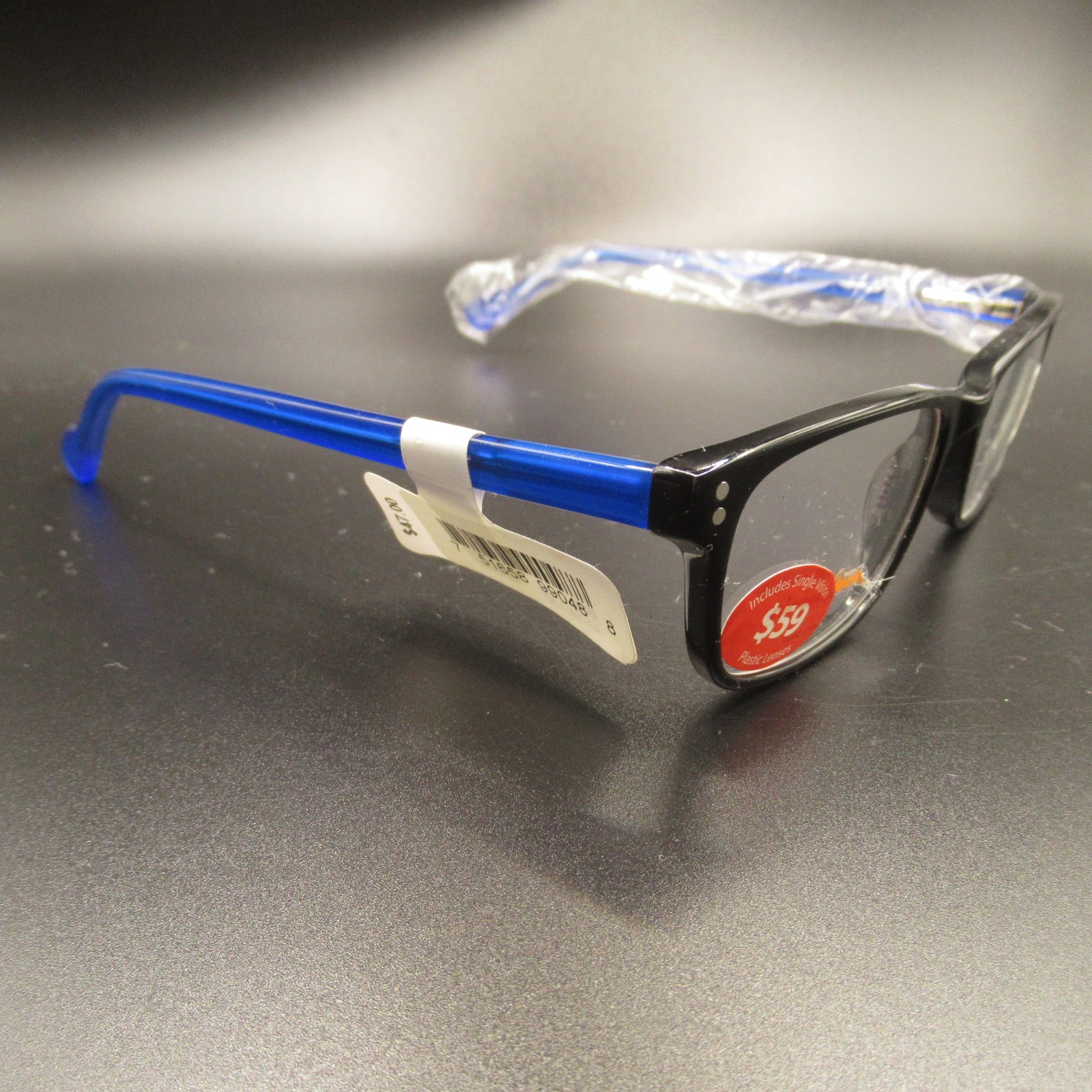 Nickelodeon Spongebob SquarePants Kids Eyeglass Frames Black Blue 47-16-130