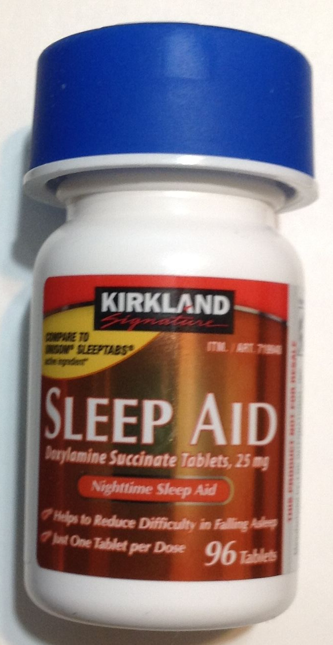 ✳️Kirkland Sleep Aid Doxylamine Succinate 25 Mg 96 tablets EXP 10/2026✳️