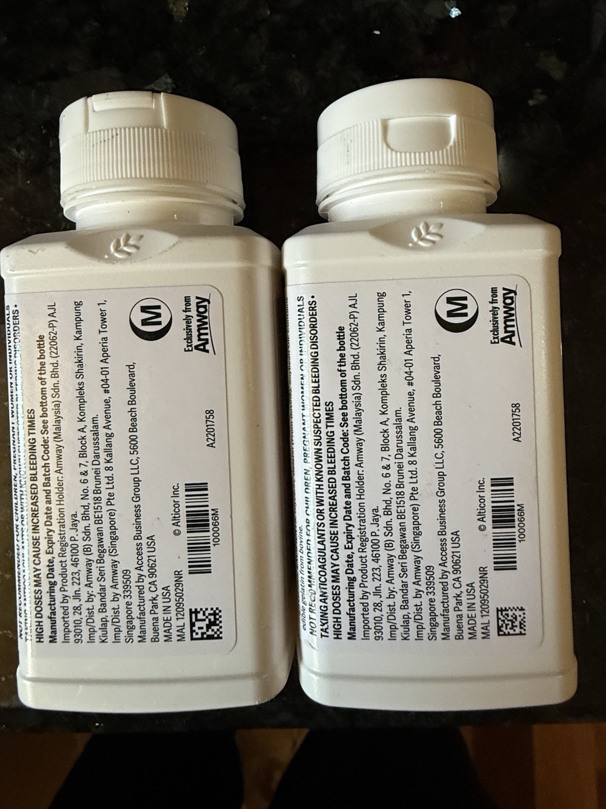 2x Nutrilite Salmon Omega Complex EPA & DHA 60 ct Softgels