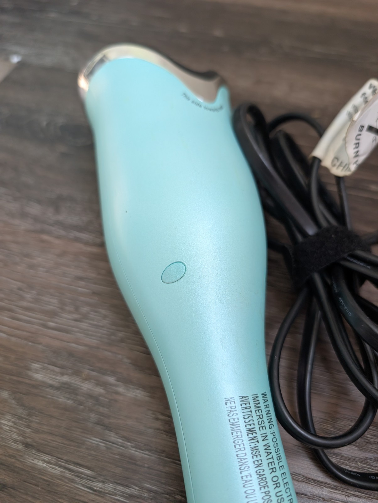 CHI Spin N Curl 1″ Ceramic Rotating Curler Mint Teal Automatic Hair Wandi