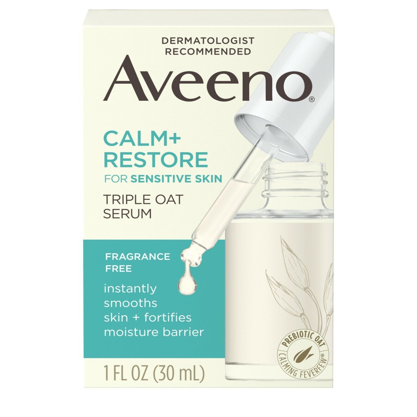 Aveeno Calm+ Restore Face Serum Daily Use – 1oz.