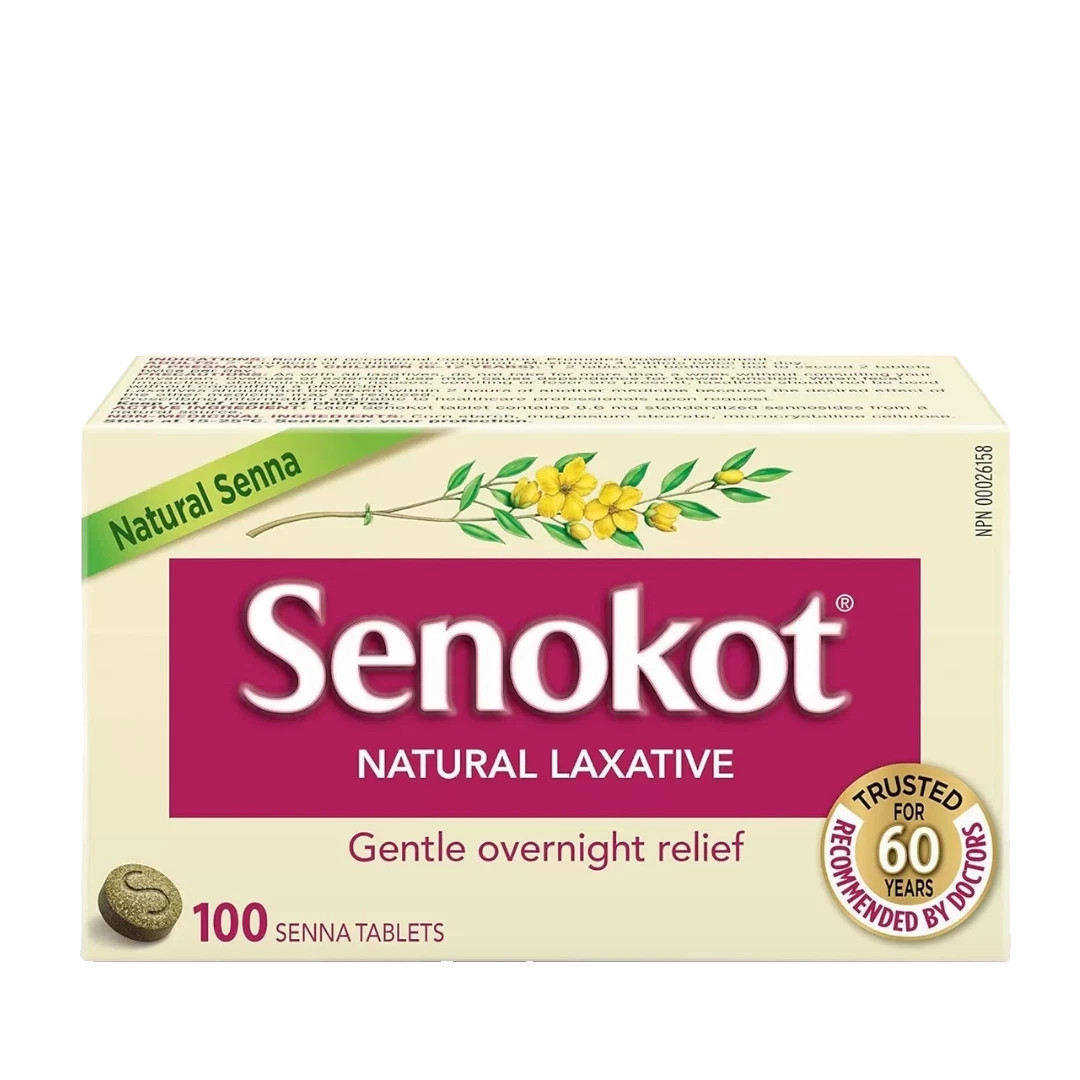 Senokot Natural Laxative Vegetable Senna 100 Tablets Over Night Relief| LONG EXP