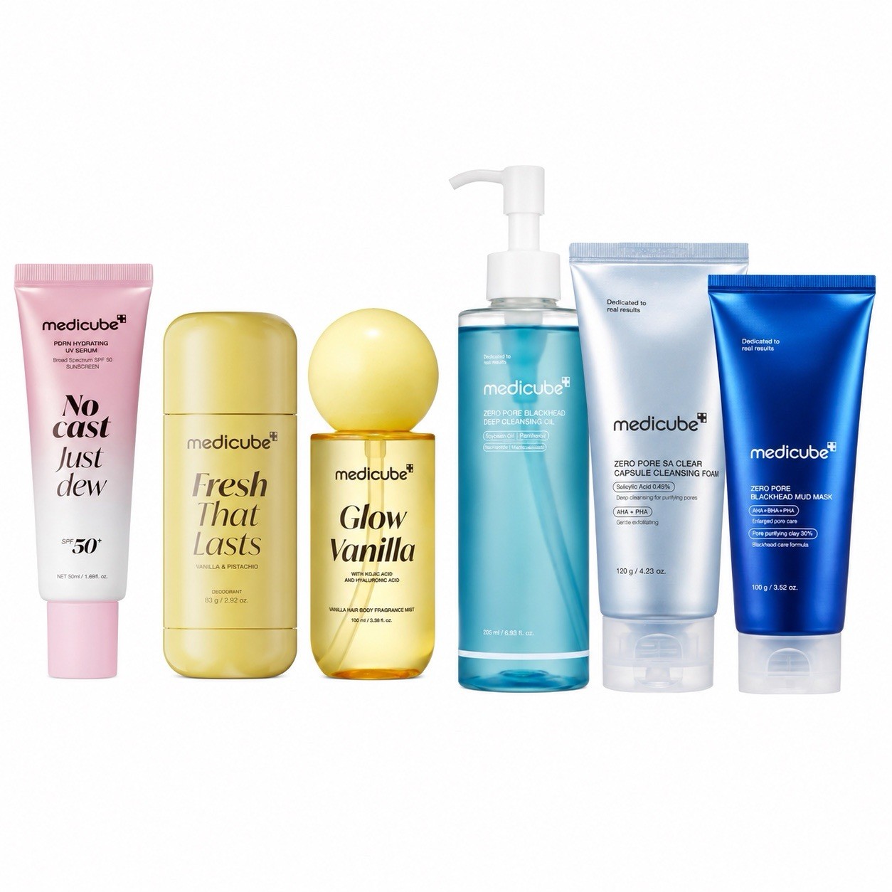 Medicube 6-Piece Skincare & Body Care Bundle NWT Sealed Free Shipping