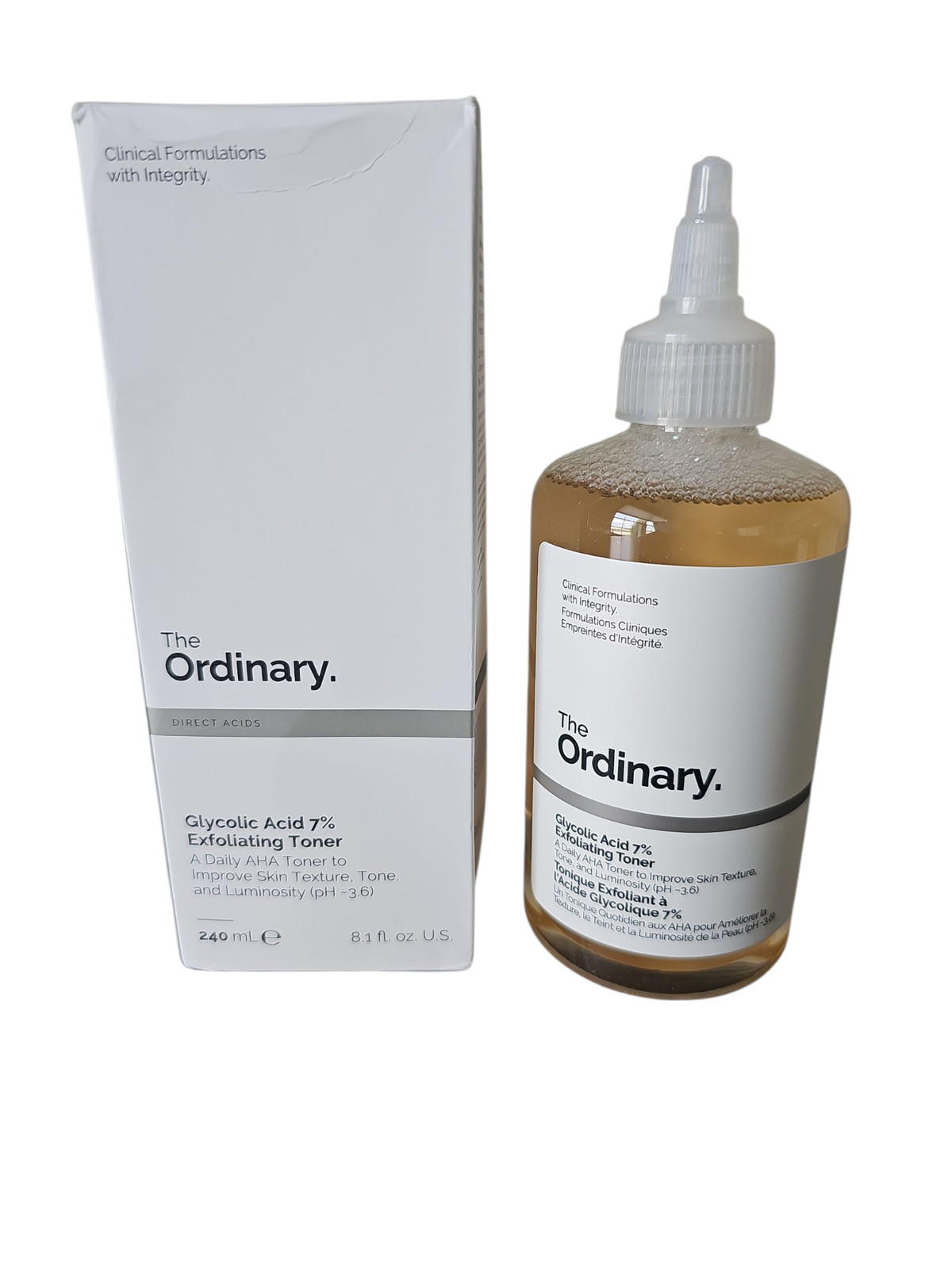 The Ordinary Glycolic Acid 7% Exfoliating Toner, 8.1 oz