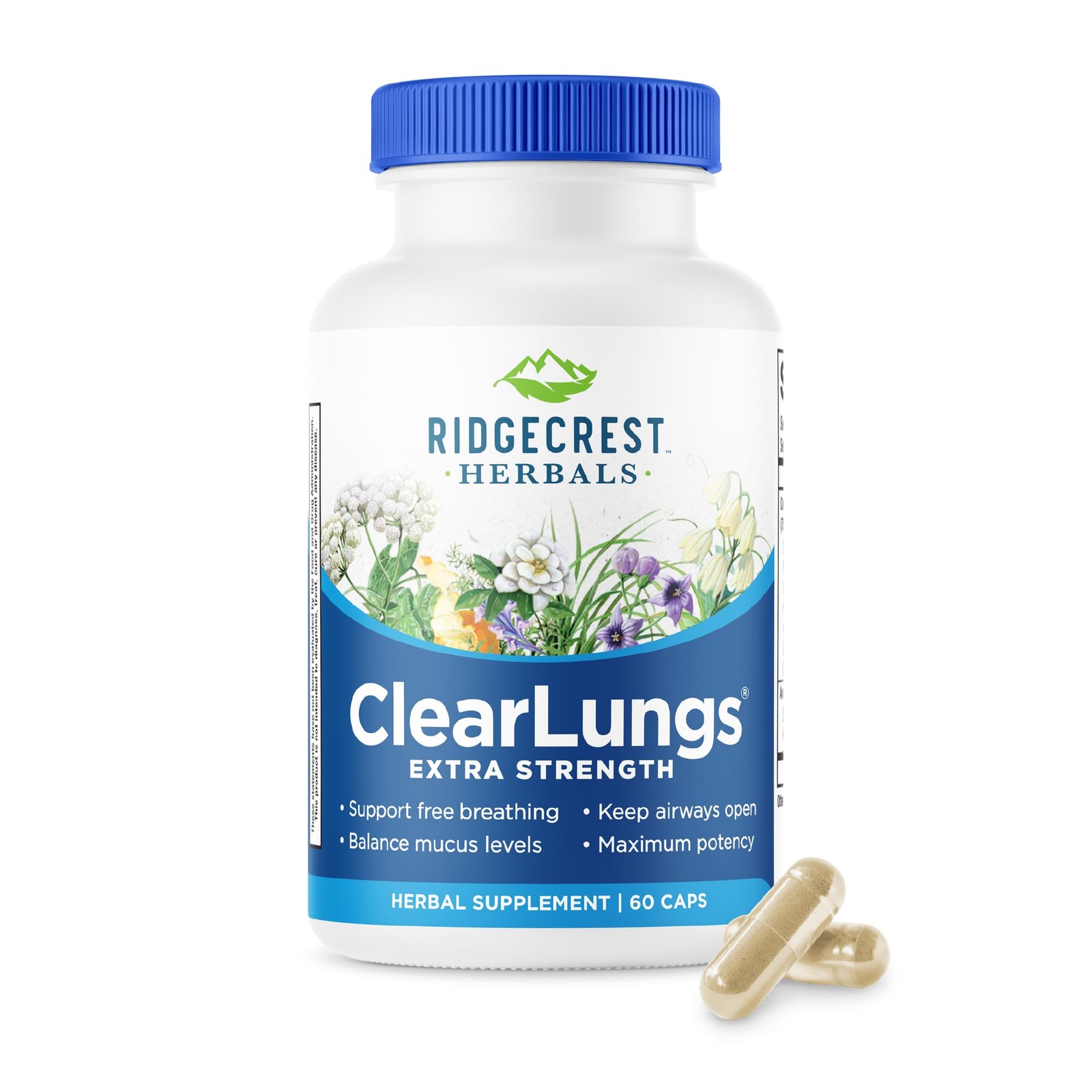 ClearLungs Extra Strength, Daily Health Supplement, Natural Lung and Nasal We…