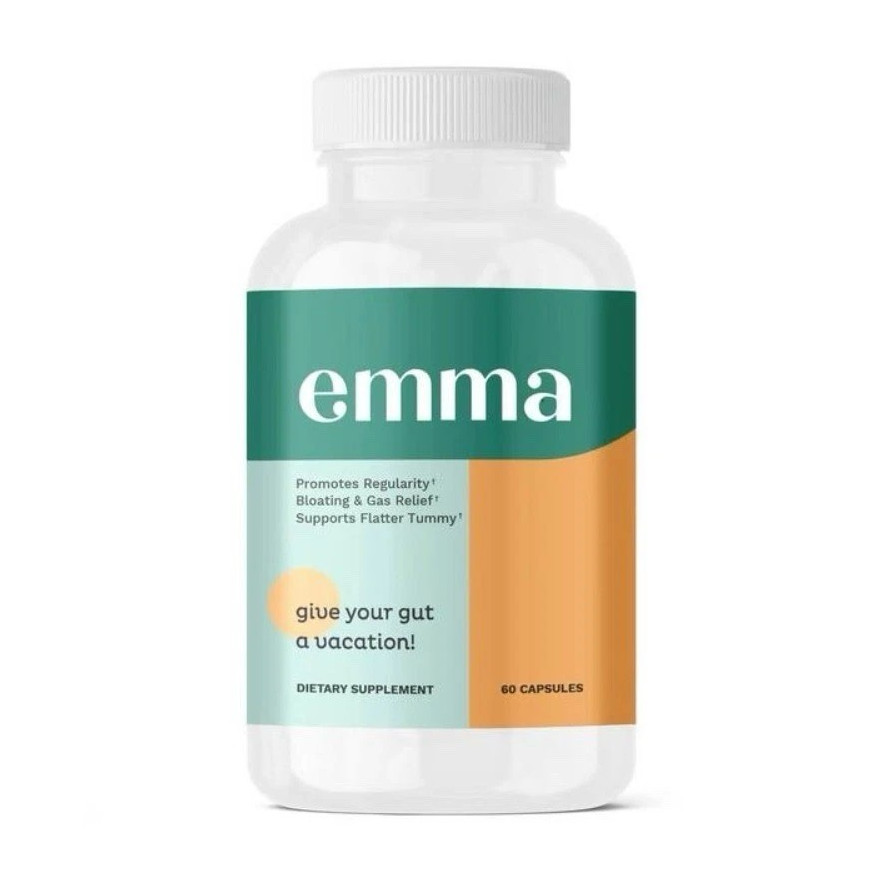 Emma Intestinal Cleanse Capsules 100% Natural Cleansing & Detox, 60 Count