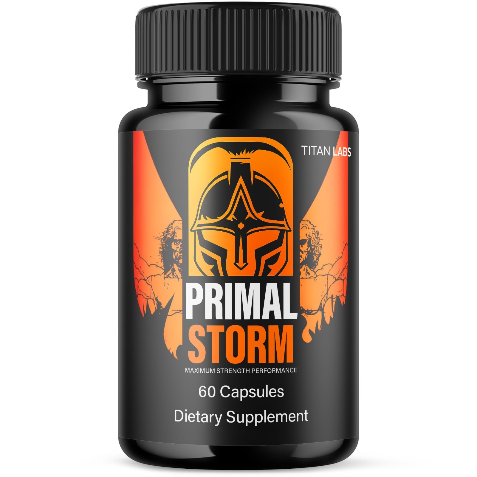 (1 Pack) Primal Storm Advanced Male Support Supplement PrimalStorm 60 Capsules