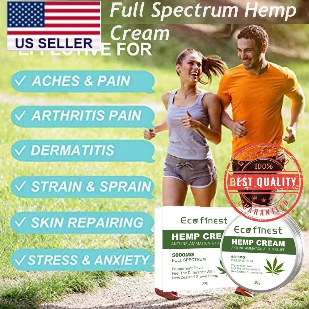 Natural Hemp Pain Relief Cream For Soothes Fatigue,Muscles,Joint,Back,Knee