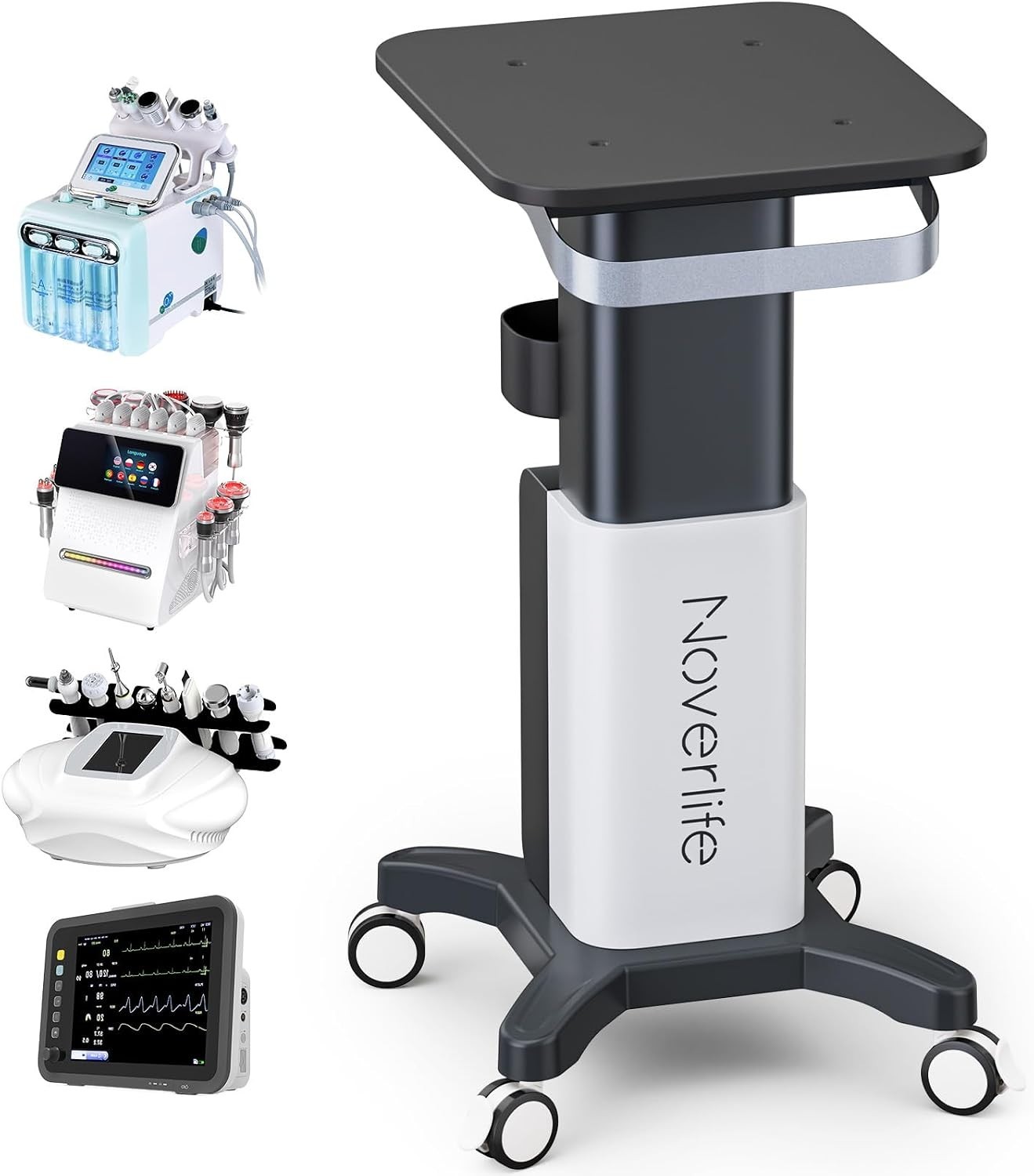 Esthetician Cart, 260lbs Load Deluxe Beauty Salon SPA Facial Cart | Heavyt Du…