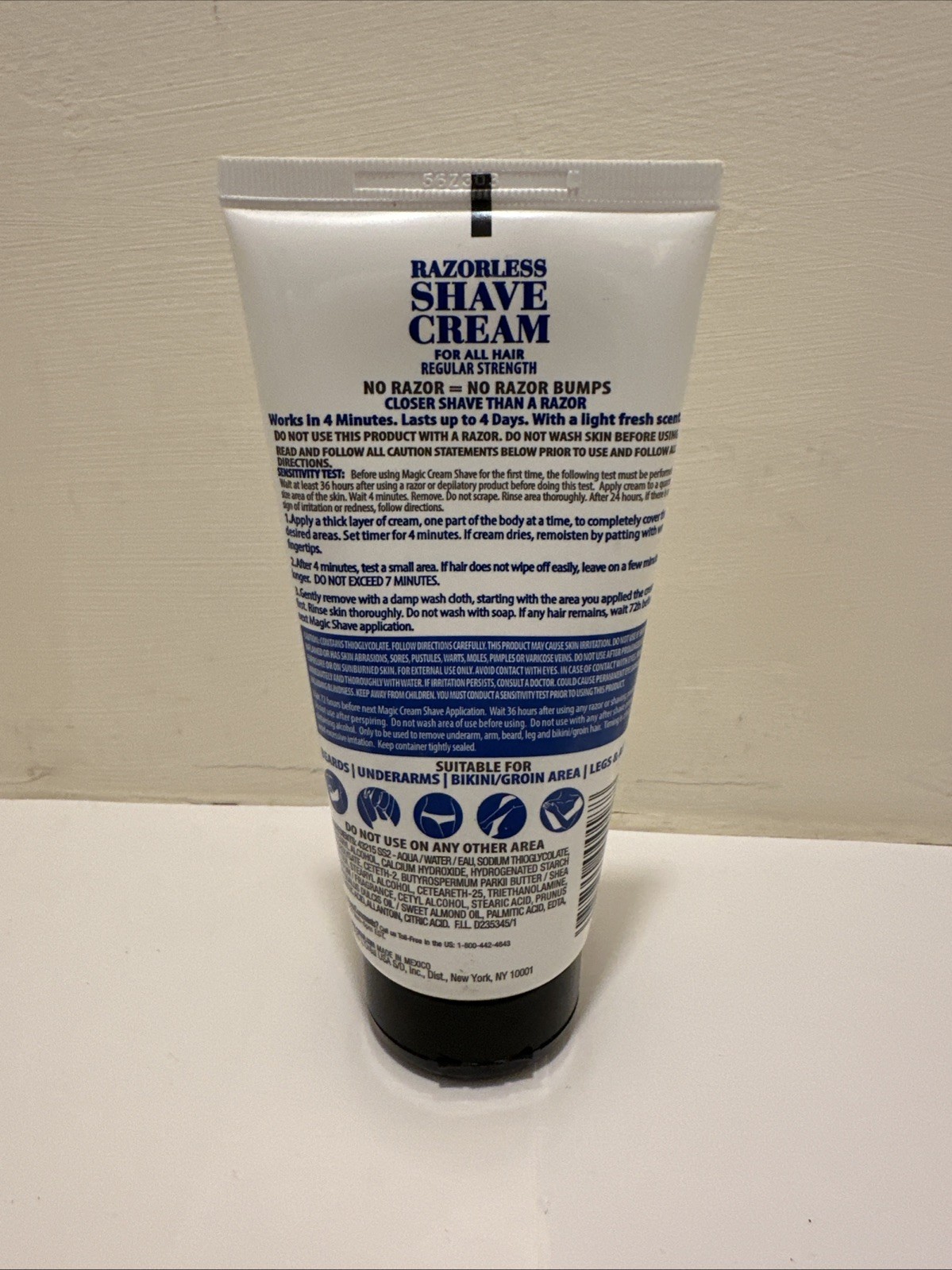 SoftSheen Carson MAGIC Razorless Cream Shave Light Fresh Scent Regular 6.0 oz
