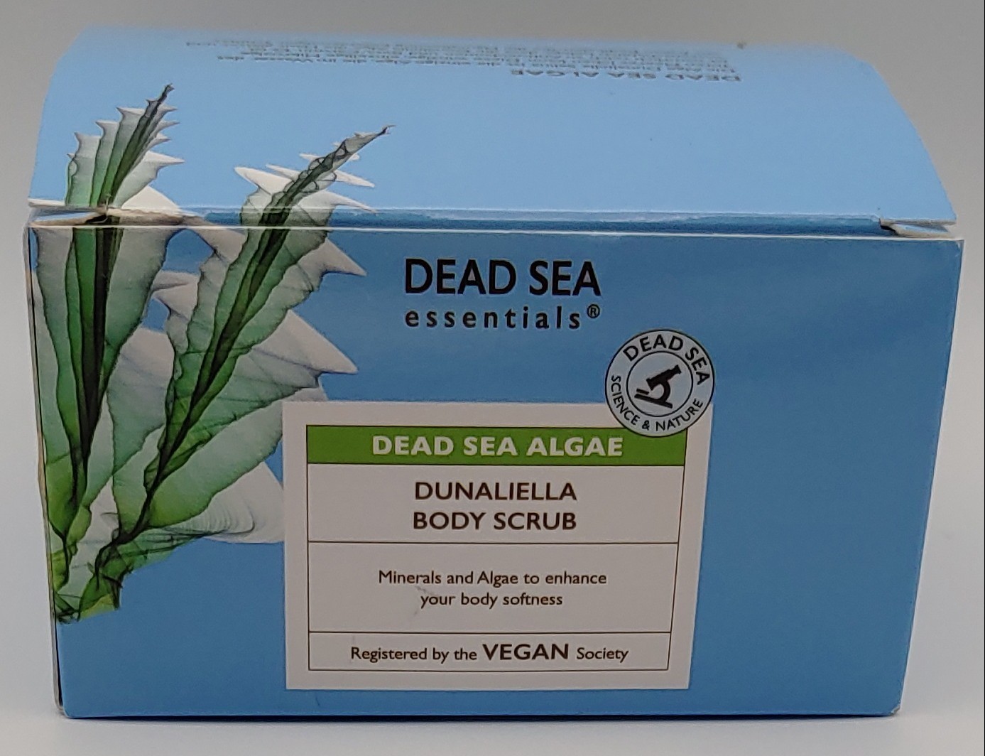 Ahava Dead Sea Essentials Algae Dunaliella Body Scrub Vegan 7.5 oz/220 g