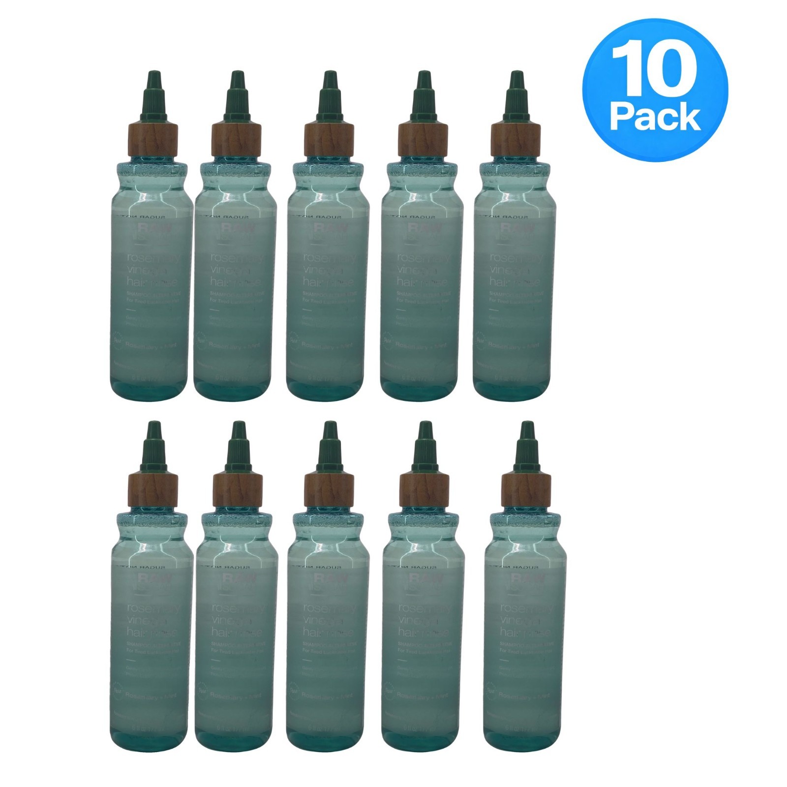 Raw Sugar Rosemary Vinegar Hair Rinse 6 oz 10 Pack New