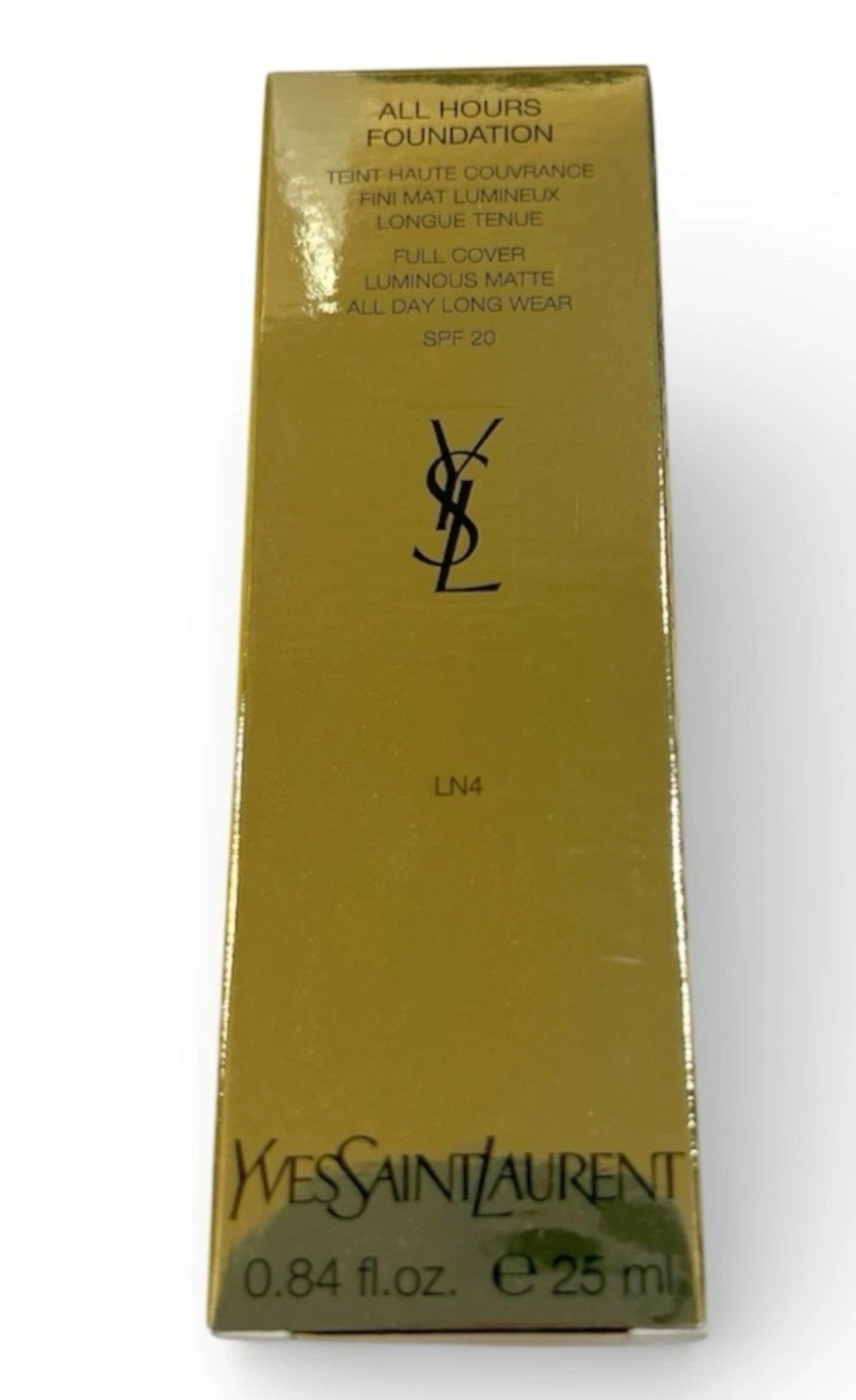 Yves Saint Laurent All Hours Foundation Luminous Matte LN4 Light Neutral 4 NIB