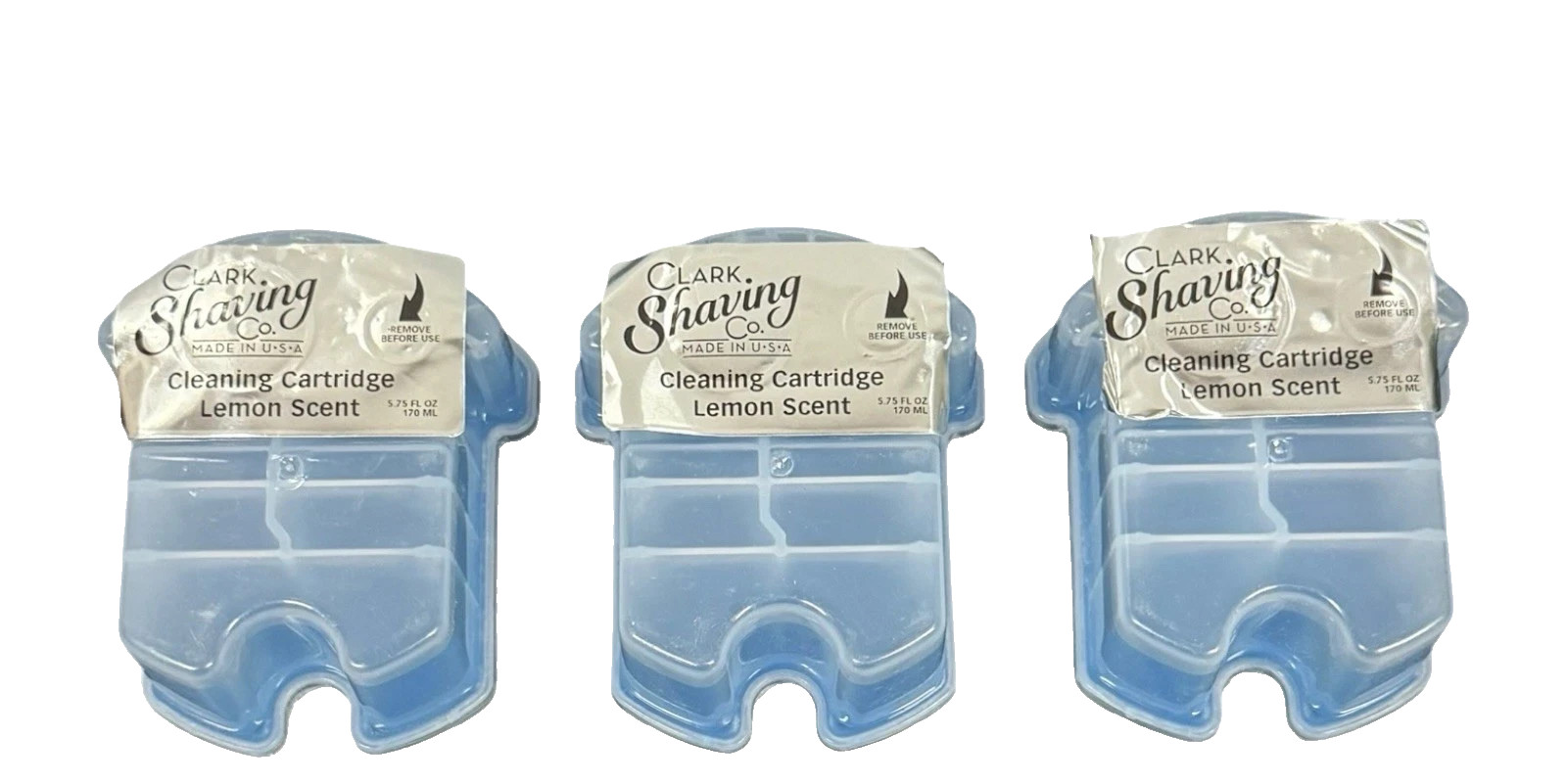 Clark Shaving Refill Cartridges for Braun Clean & Renew CCR (3-Pack)