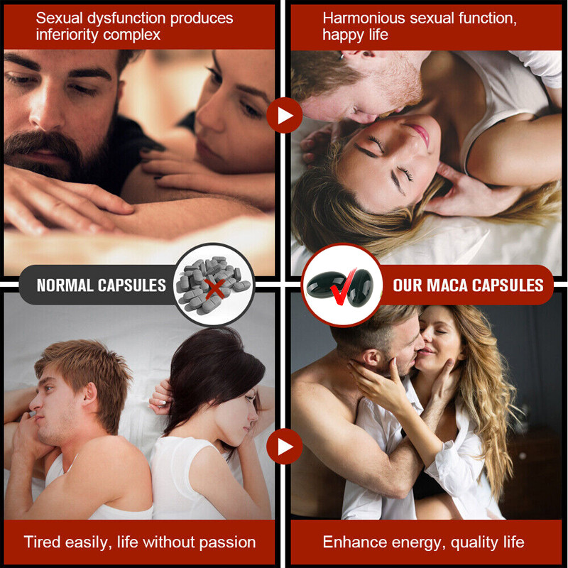 Organic Maca Root Capsules |60 Capsules | Peruvian Maca Extract for Men & Women