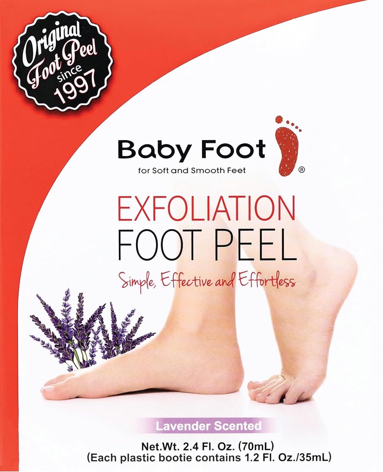 Baby Foot Original Exfoliation Foot Peel – Lavender Scented EXP: 2025