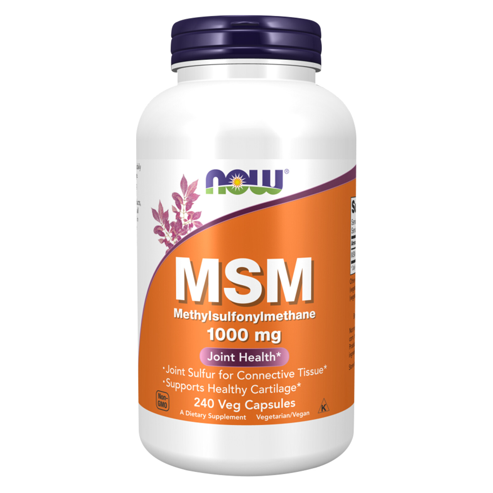 NOW FOODS MSM 1000 mg – 240 Veg Capsules