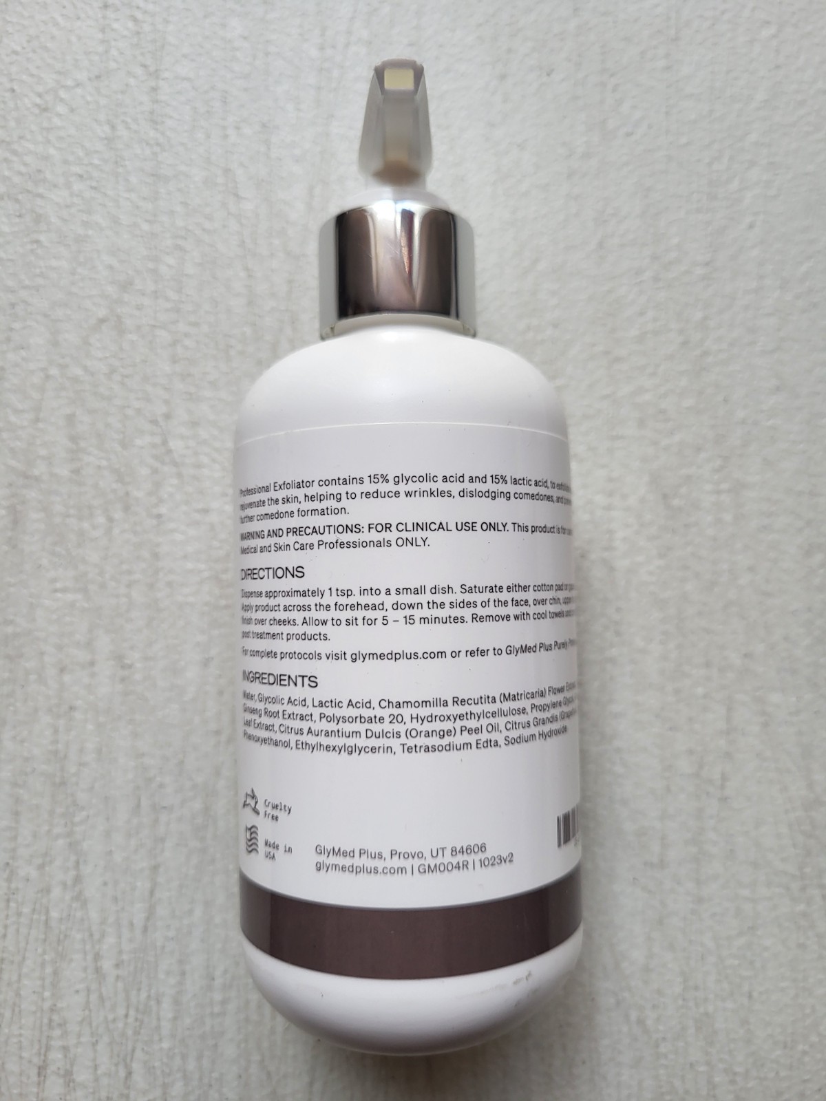 GlyMed Plus Professional Exfoliator with 30% Alpha Hydroxy Acids (8fl oz/236 mL)