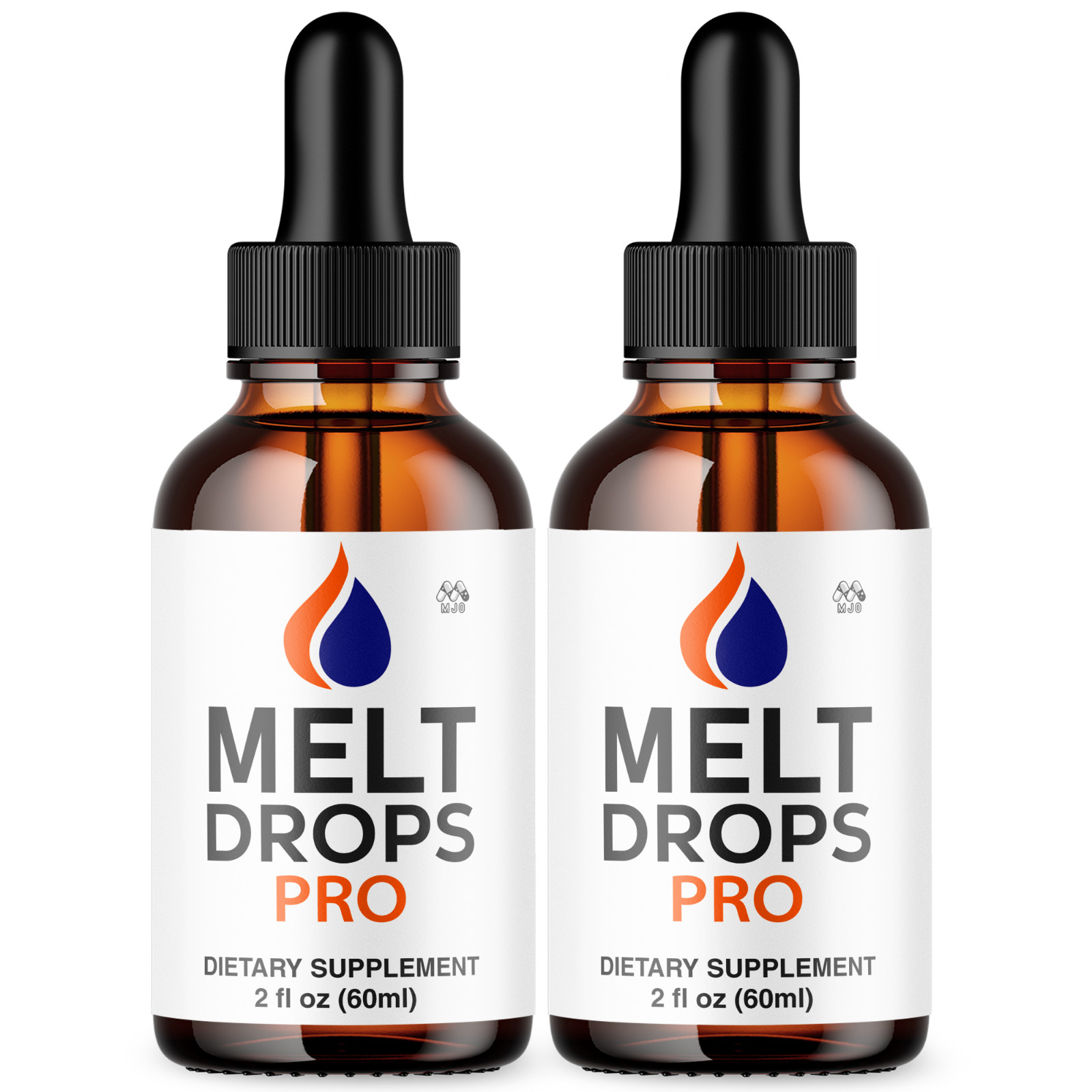 (2 Pack) Melt Drops Pro Advanced Weight Management Formula MeltDrops 60 Serving