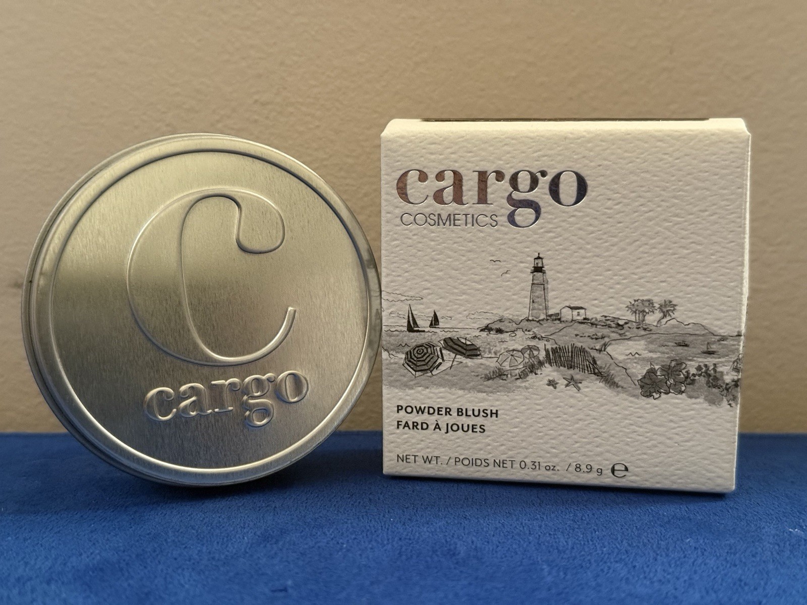 Cargo Cosmetics Powder Blush LAGUNA 0.31 oz / 8.9 g