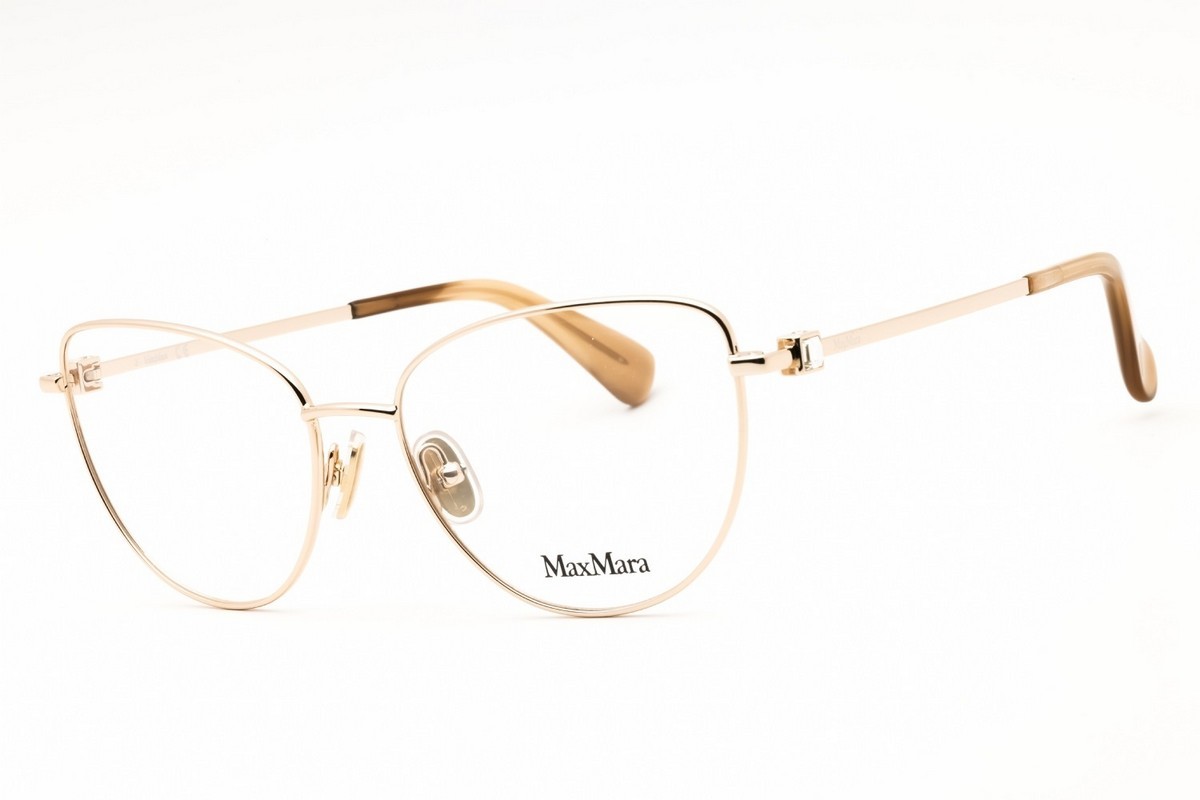 MAX MARA MM5048-028-55 Eyeglasses Frame Size 55mm 16mm 140mm ROSEGOLD Women 889