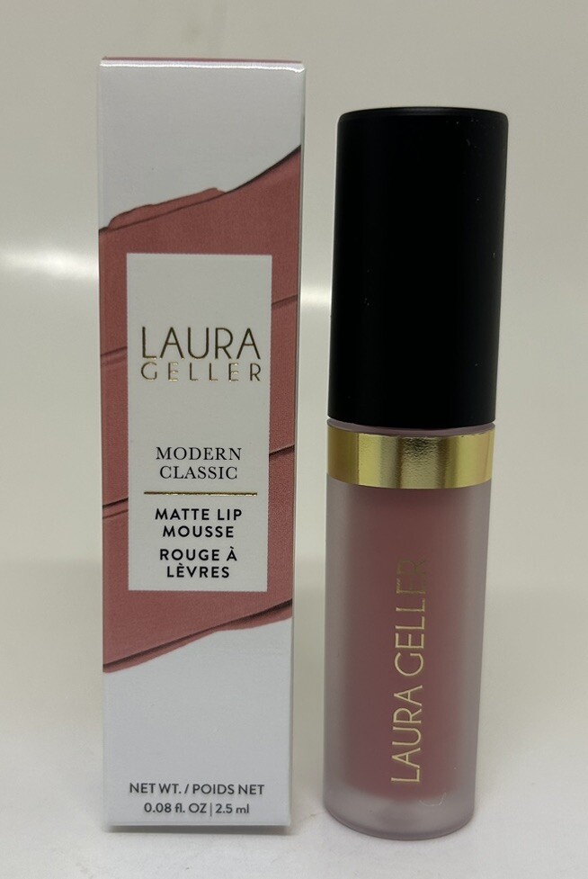 LAURA GELLER Modern Classic Matte Lip Mousse Velvet BARE BEIGE 0.08 NEW In BOX