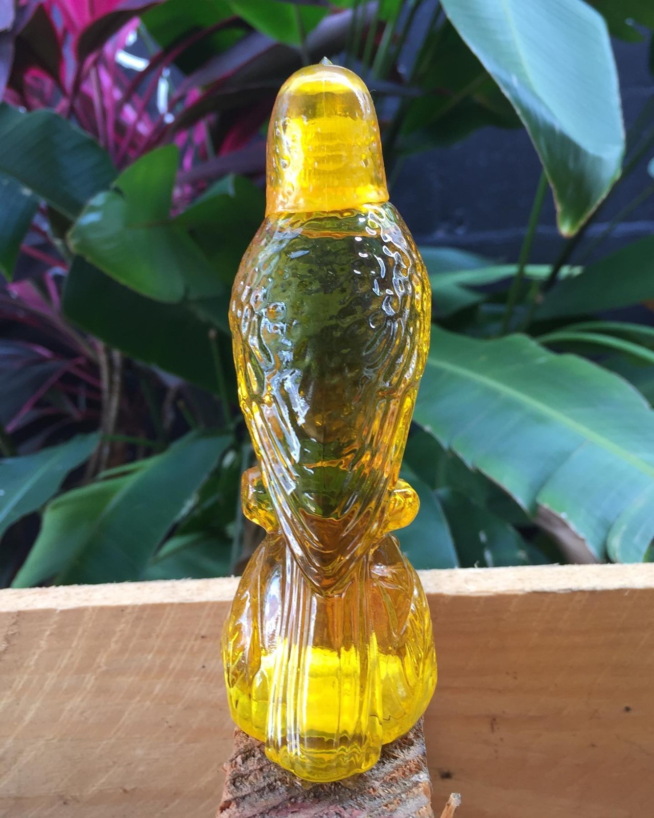 Avon CHARISMA Cologne in Golden Notes Canary Decanter 1.75oz Full~LOVELY VINTAGE