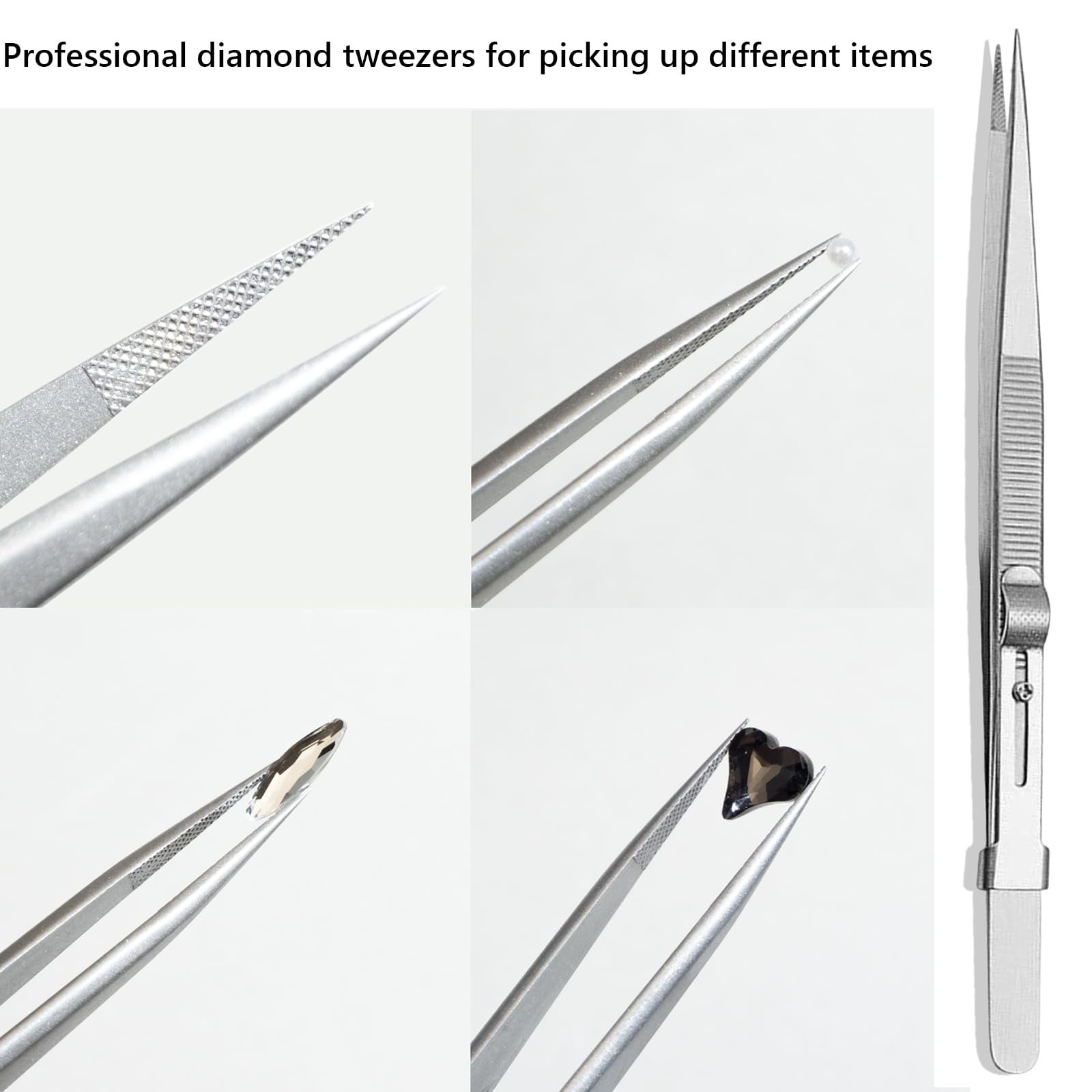 Rhinestone Picker Tool – 2pcs Dual-head Bedazzling Pen with 4 Wax Tips, 8pcs …