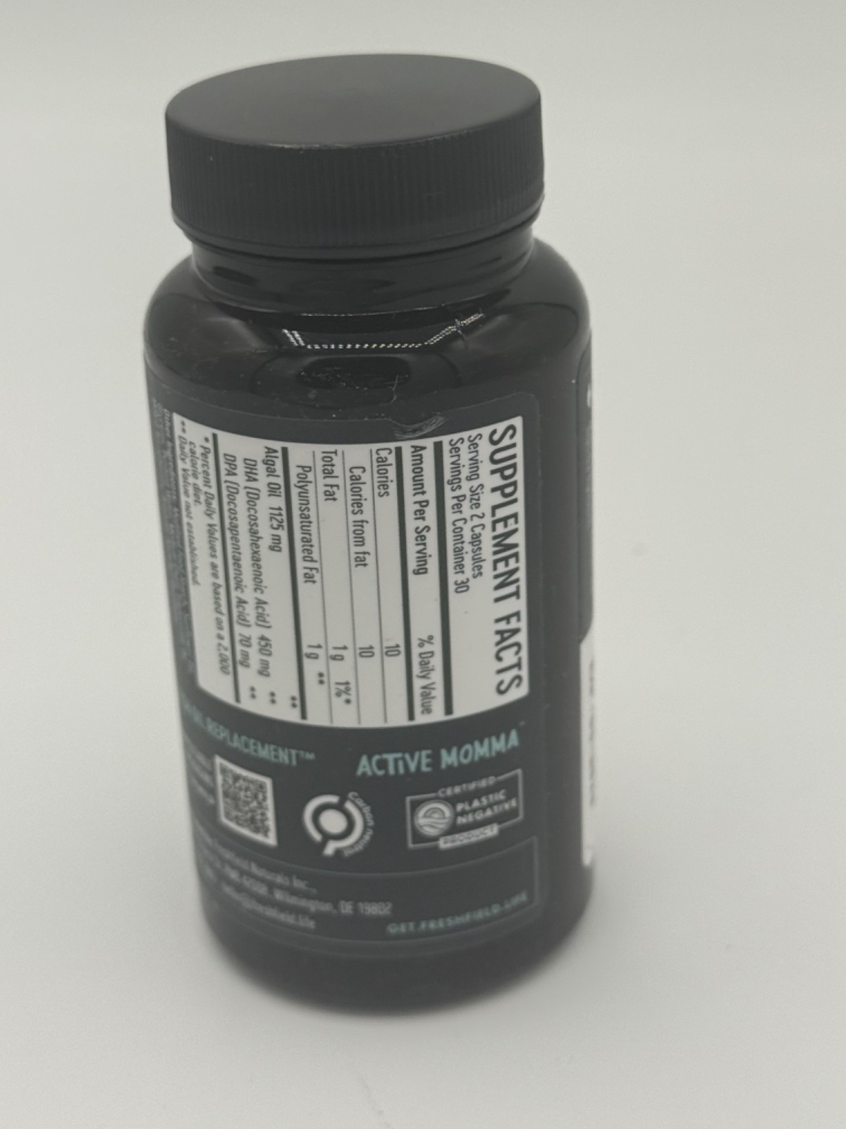 Freshfield Prenatal Vegan Omega 3 DHA Sustainable Carrageenan Free 05/2028