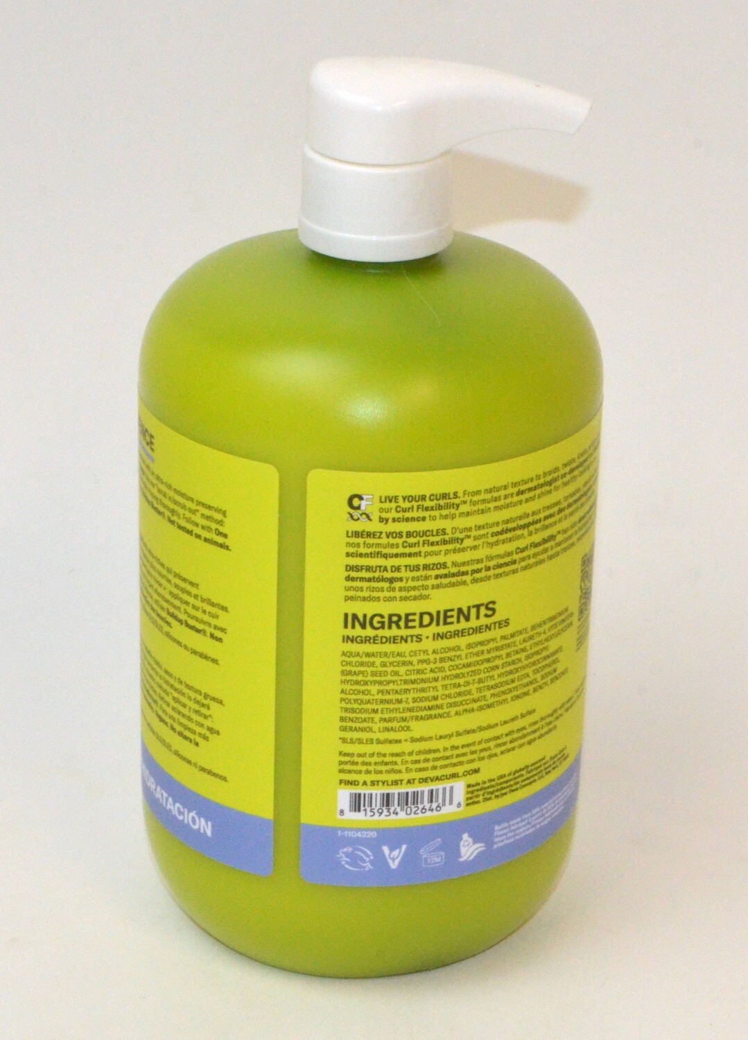 DevaCurl No-Poo Decadence Zero Lather Cleanser, 32 oz (946 ml) *New*