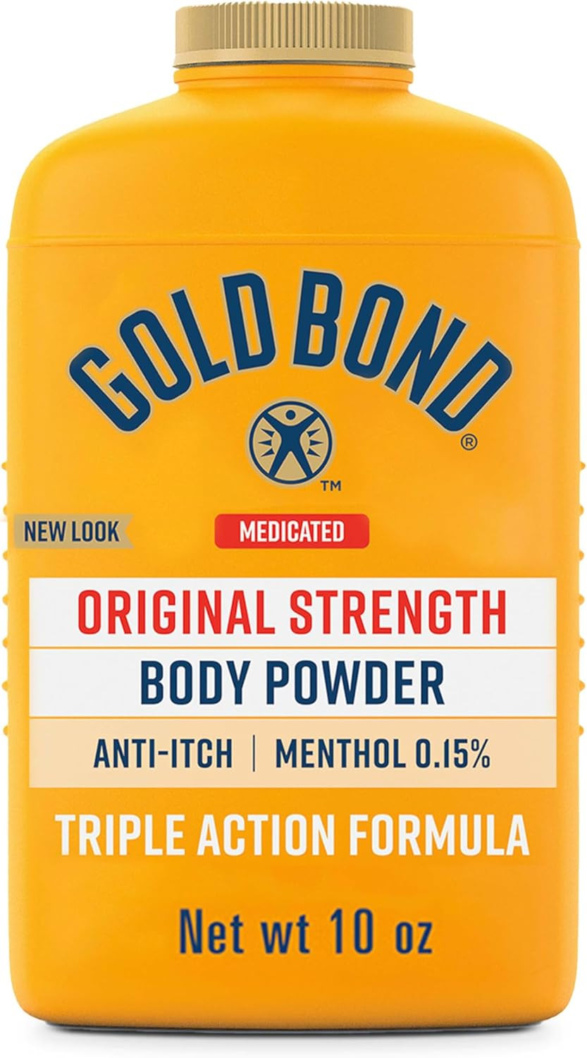 Gold Bond Medicated Original Strength Body Powder, 10 oz., Talc-Free, Anti-Itch