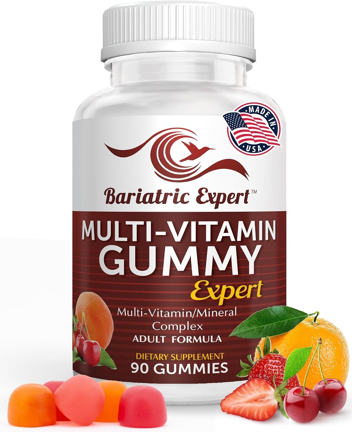 Bariatric Expert Multivitamin Gummies Fast-Melting Adult Formula 90 Count