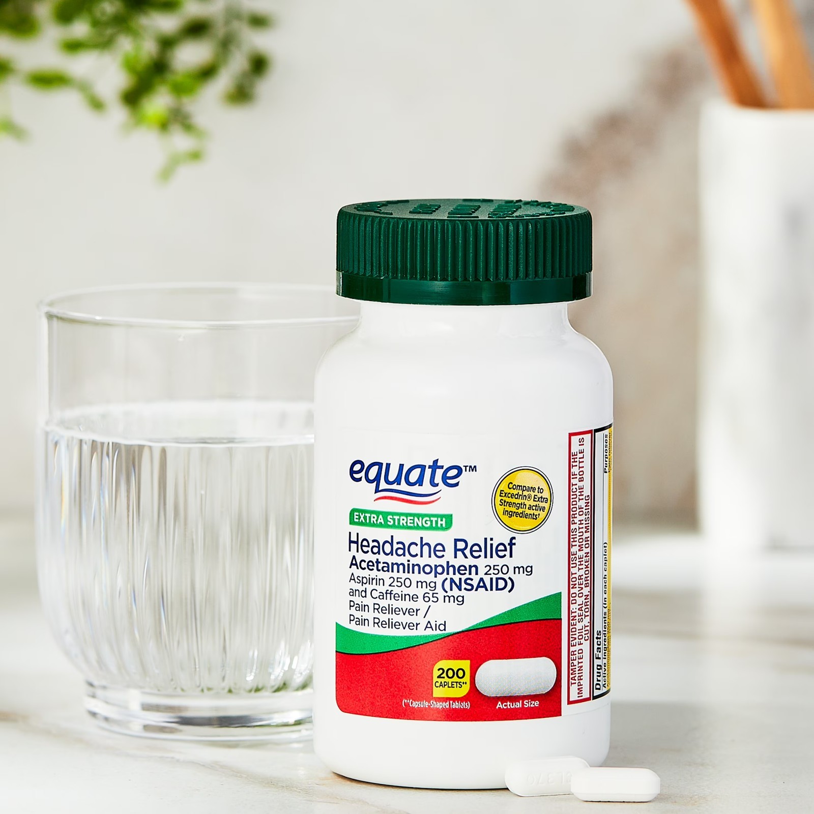 Extra Strength Headache 200ct Acetaminophen, Aspirin Caffeine Excedrin pack of 2