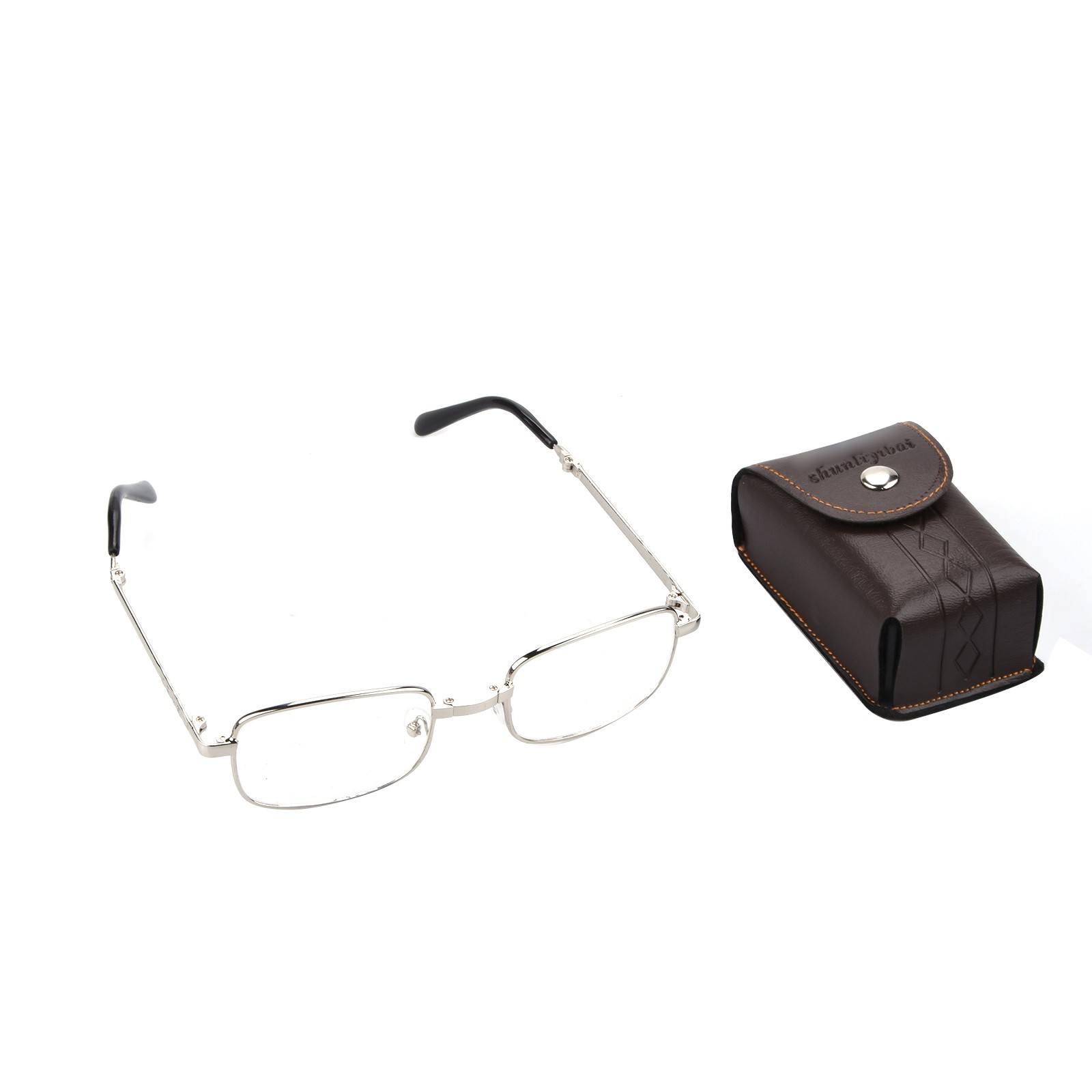 Unisex Fashion +150° Foldable Reading Glasses Presbyopia Glasses w/ Case yy