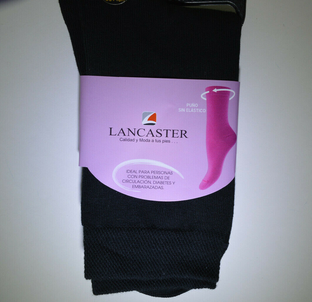 LANCASTER Diabetes & Circulatory Socks. Medias peruanas circulación /diabetes