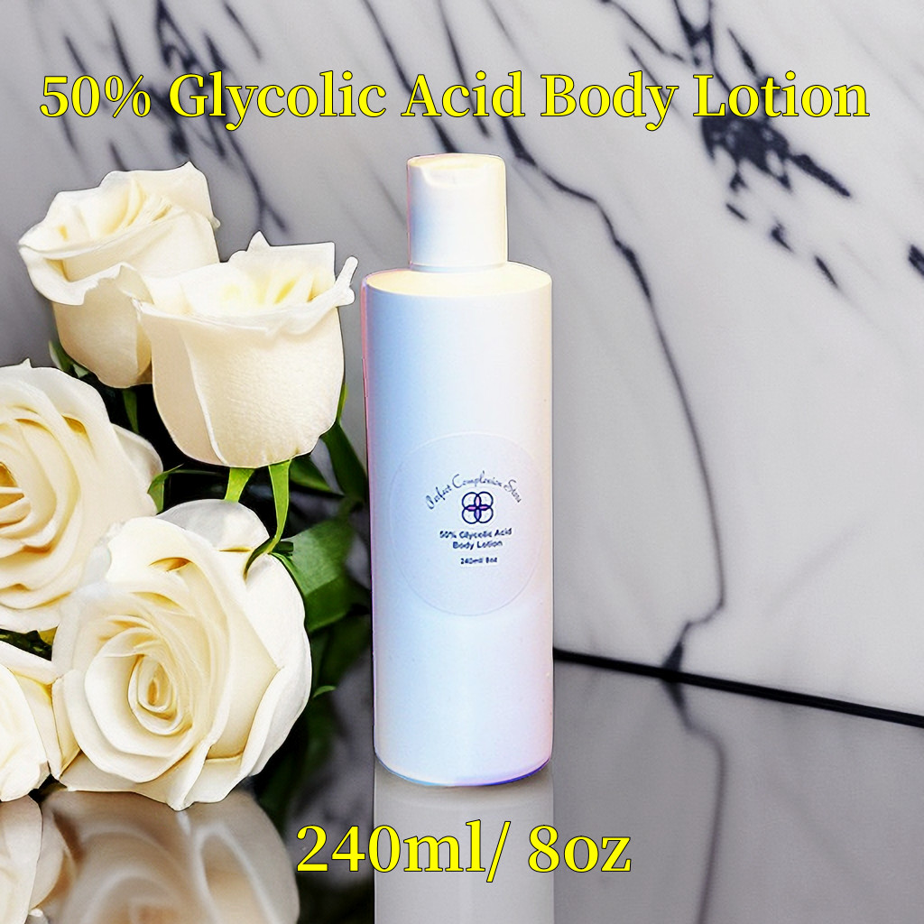 10-20-30-40-50-60-70% Glycolic Acid Body Lotion 8oz Anti-aging/whitening