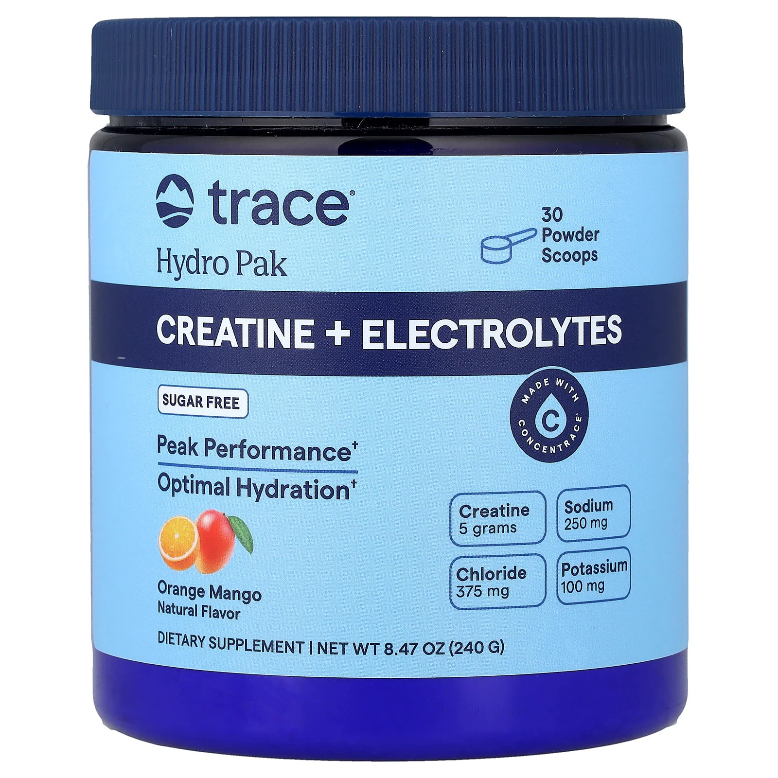 Hydro Pak, Creatine + Electrolytes, Orange Mango, 8.47 oz (240 g)