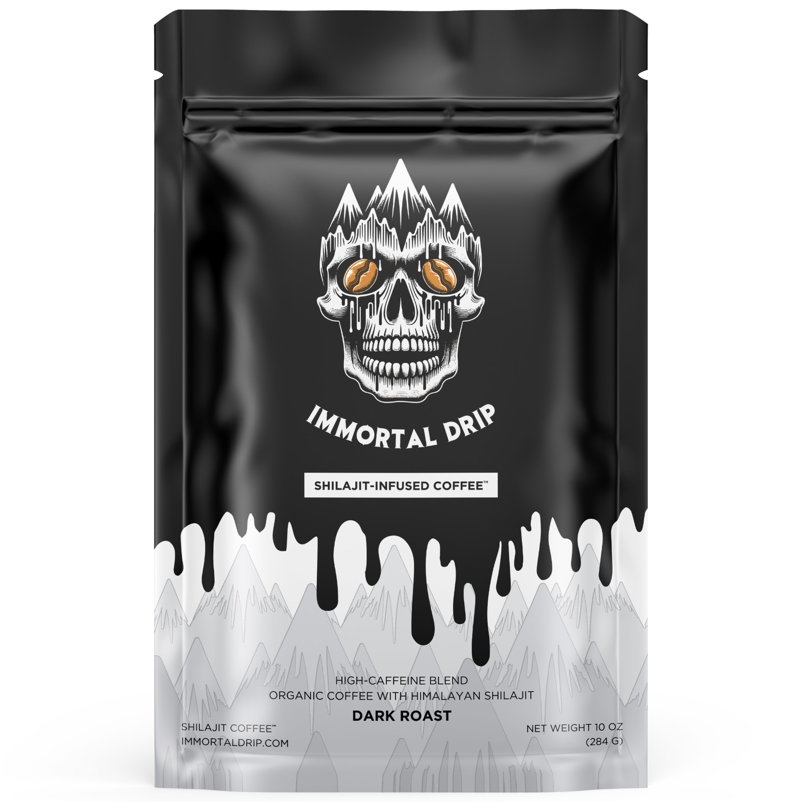 Shilajit Coffee, Himalayan Shilajit + Organic Coffee, Fulvic Acid, 87+ Nutrients
