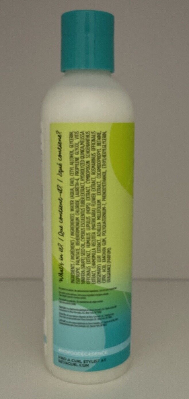 DEVACURL NO-POO DECADENCE ZERO LATHER ULTRA 8 oz MILK CLEANSER MOISTURE