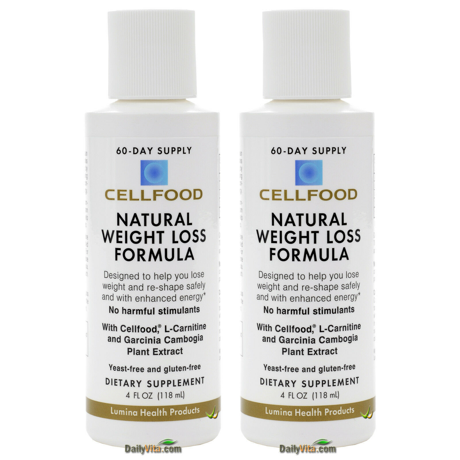 2 x Cellfood Natural Weight Loss Formula 4 oz by Lumina Health –